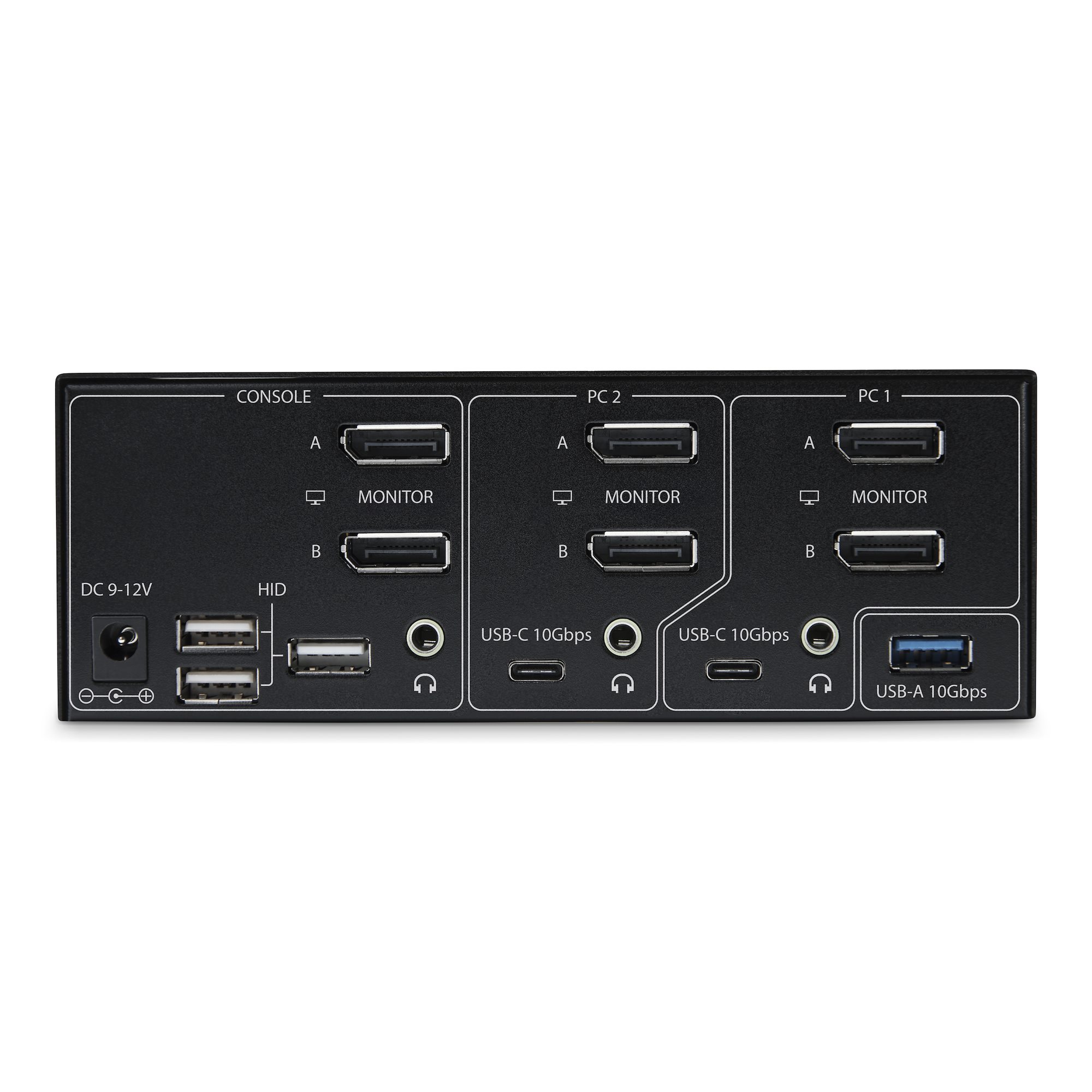 2-Port Dual-Monitor DisplayPort KVM Switch, 8K 60Hz / 4K 144Hz, DP