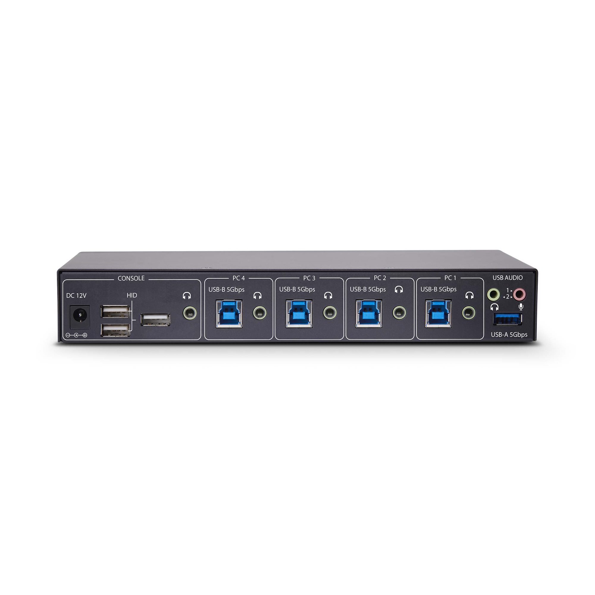 4-Port USB/KM Switch with Mouse Roaming - KVM Switches | Server