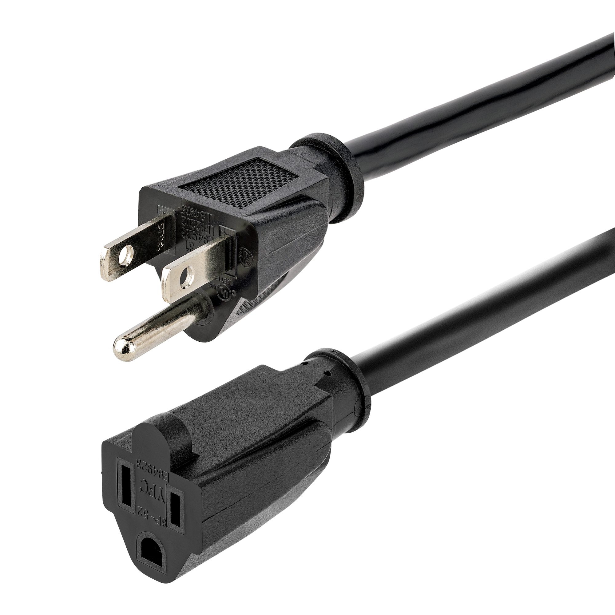Cable Matters 2-Pack Computer to PDU Power Extension Cord, Power Extension  Cable 6 ft (IEC C14 to IEC C13 PDU Power Cord)