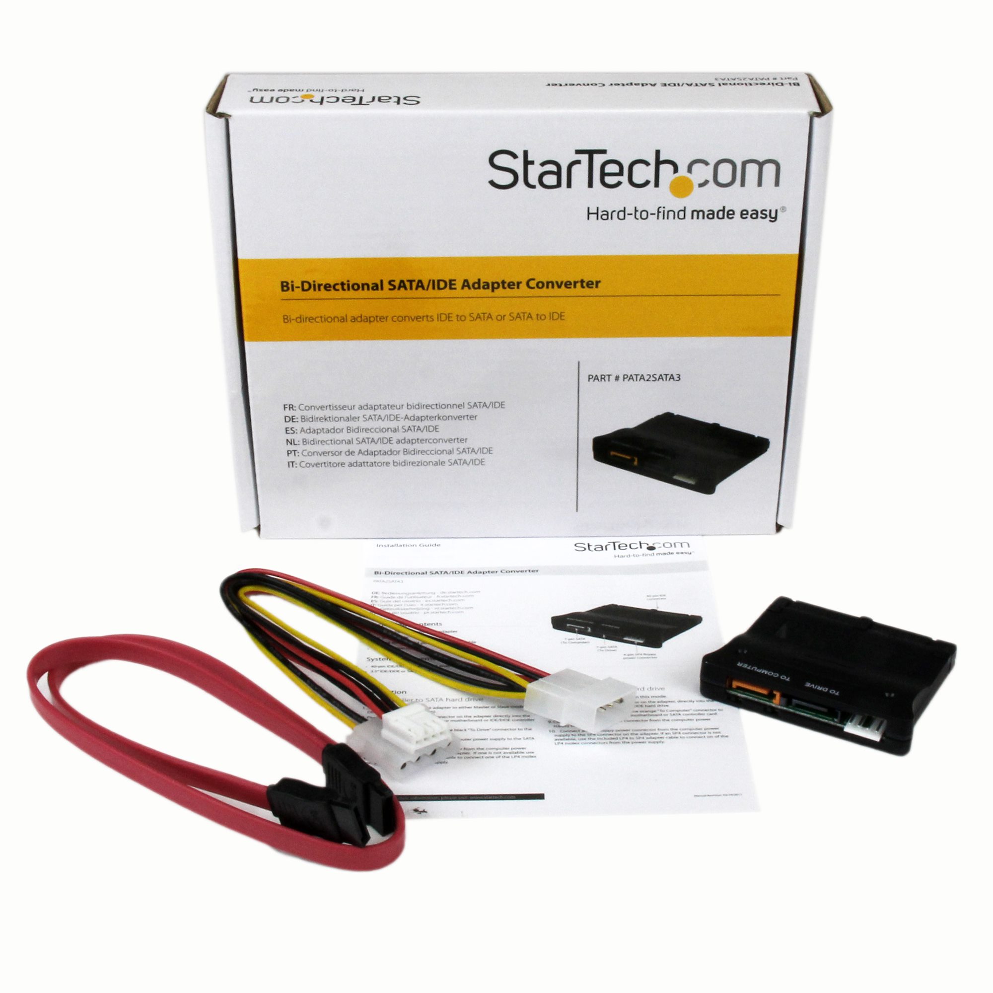 Frugal serie Acuerdo Bi-Directional SATA IDE Adapter - Adaptadores de unidad de disco y  conversores de unidad de disco | StarTech.com España