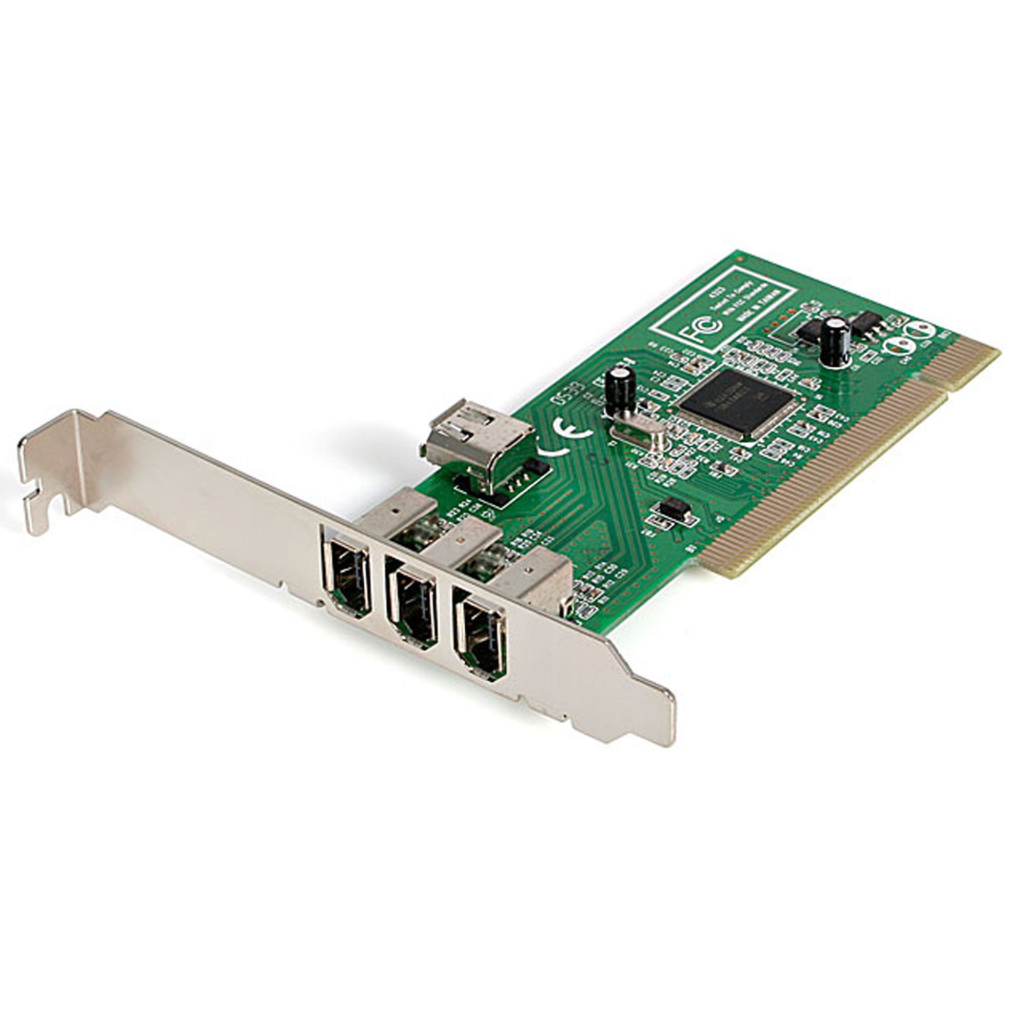 Semoic PCI Express x1 PCI-E 1394a FireWire IEEE 1394 Controlador de Tarjeta de 3 Puertos para Escritorio 