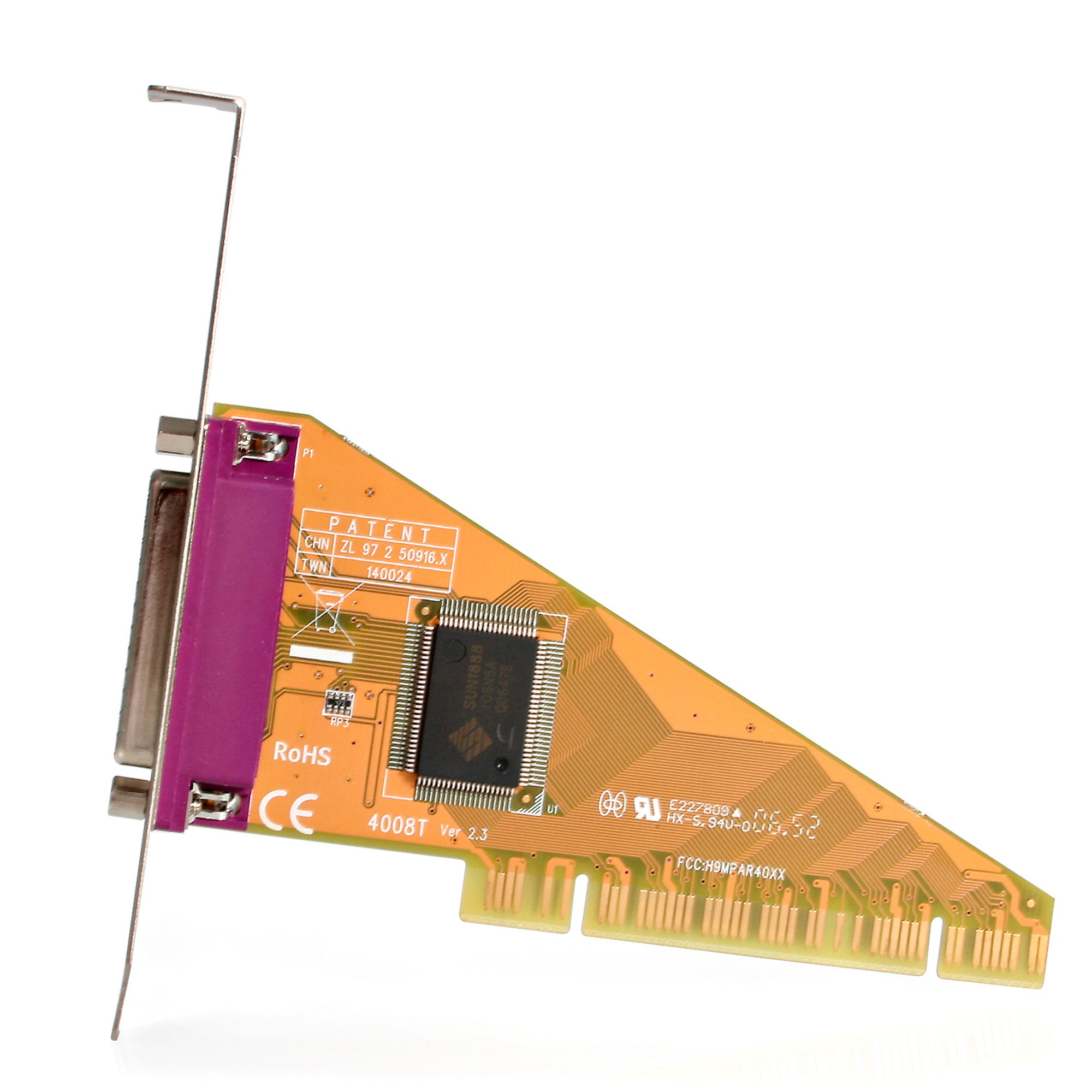 Value 1 Port PCI Parallel Adapter Card Parallel Cards & Adapters