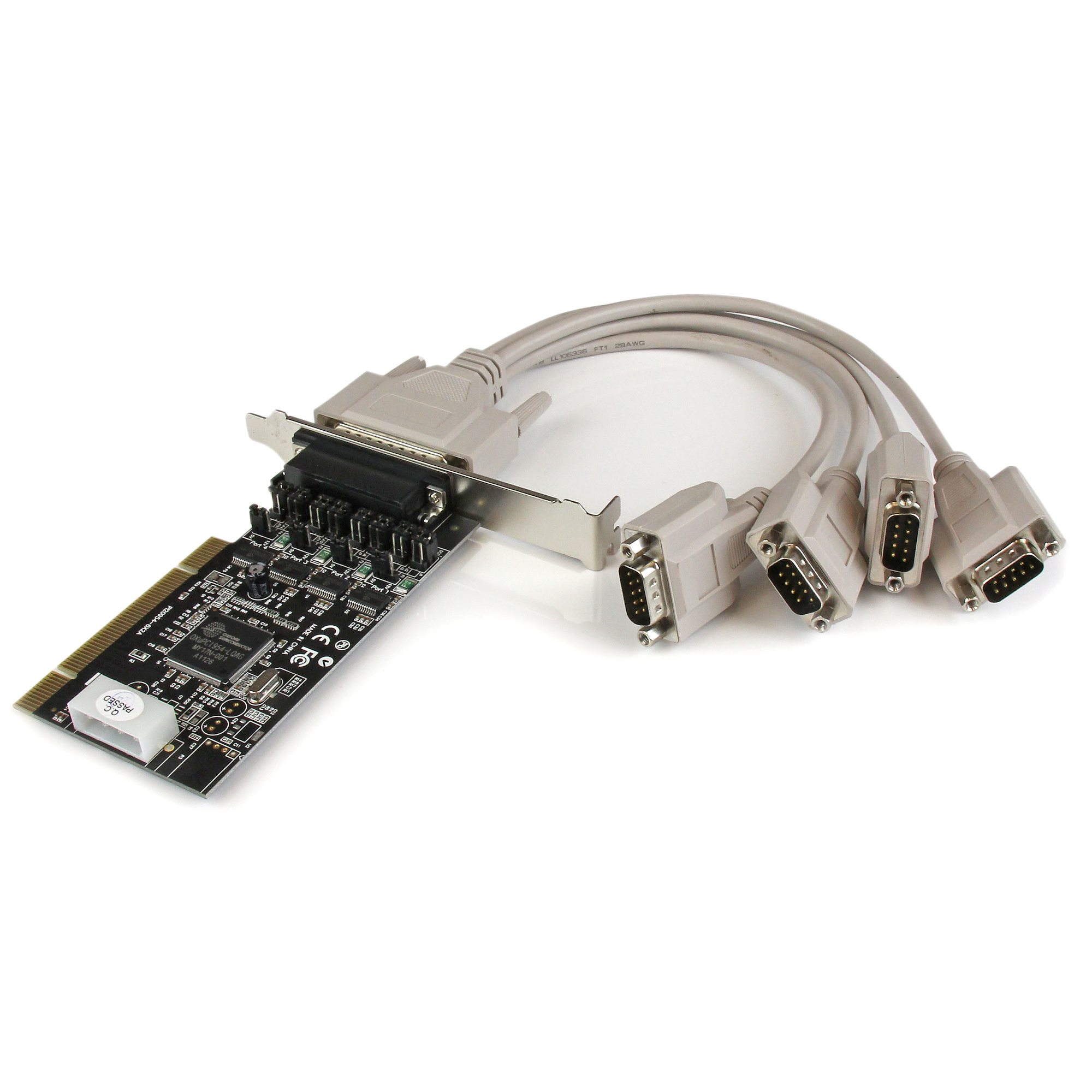 4PORT DB9 Pcie RS232 550 Pci Cyberserial 4S 
