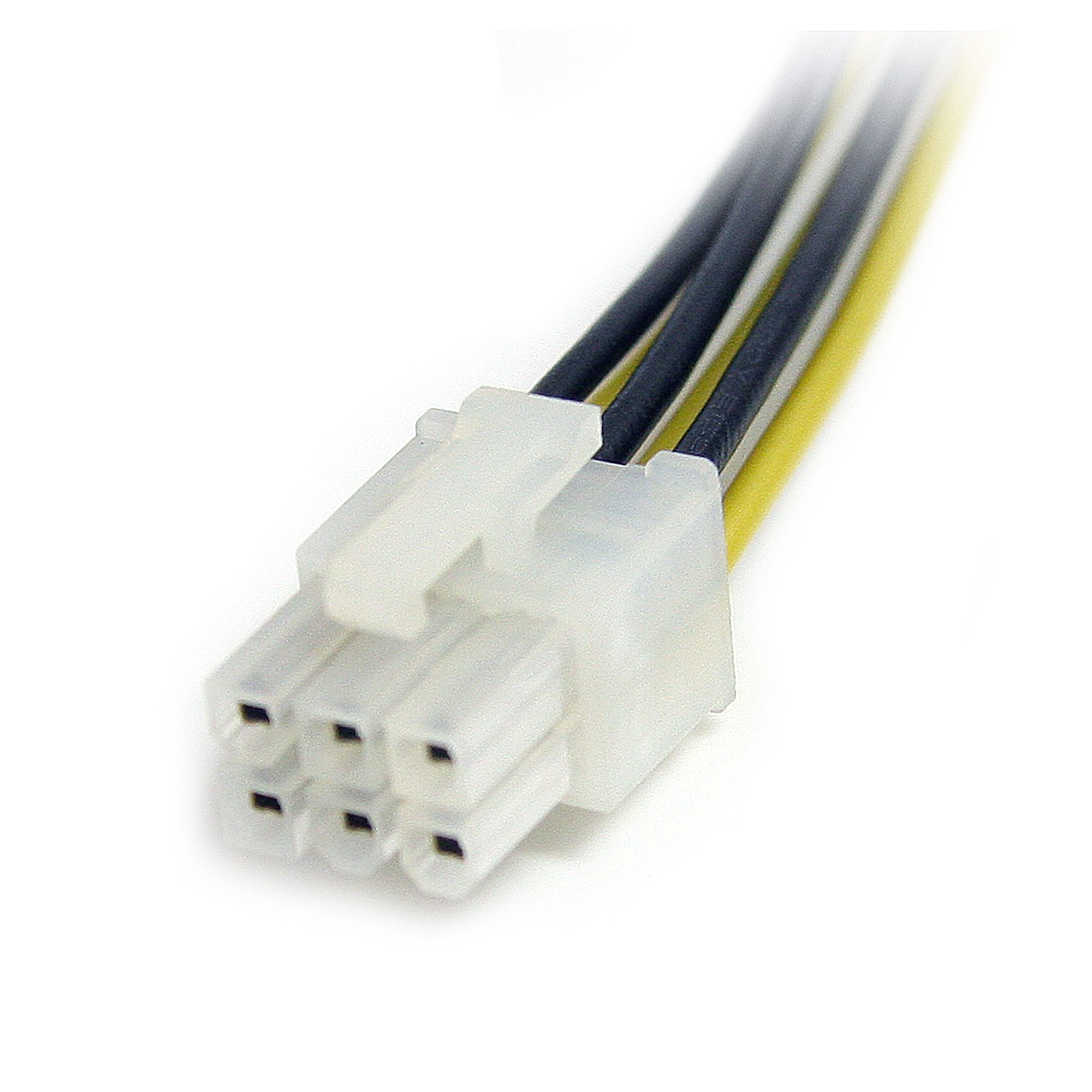 PCIEXSPLIT6 6 pin PCIe power to 6 pin PCIe power M - 5.9 in F yellow StarTech.com 6in PCI Express Power Splitter Cable Power splitter 