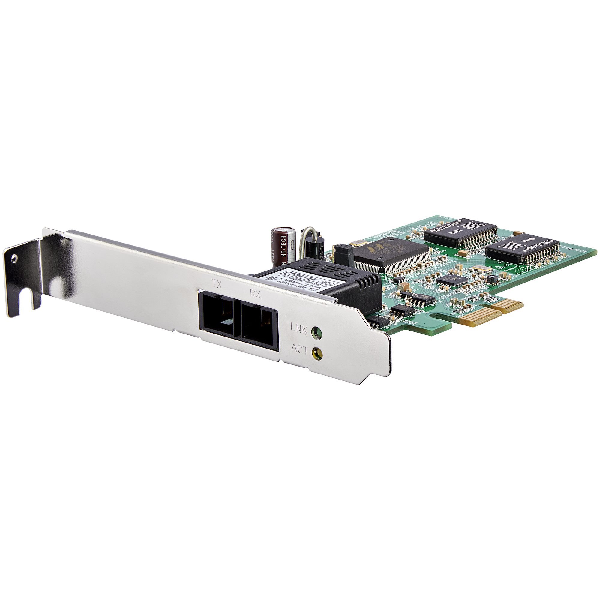 PCIe対応マルチモード2芯SC光ファイバー用GbEネットワークカードアダプタ ネットワークアダプタ カード 日本