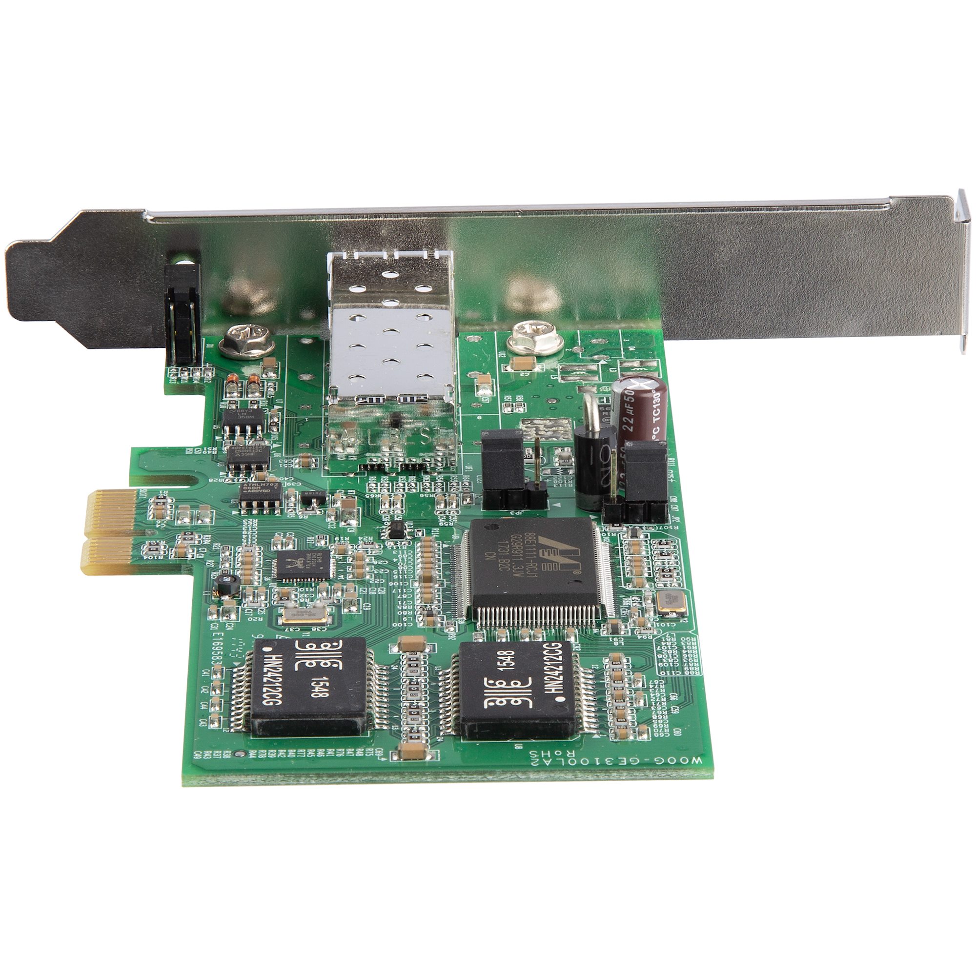 PCI Express Gigabit Ethernet Fiber Network Card w/ Open SFP - PCIe SFP  Network Card Adapter NIC
