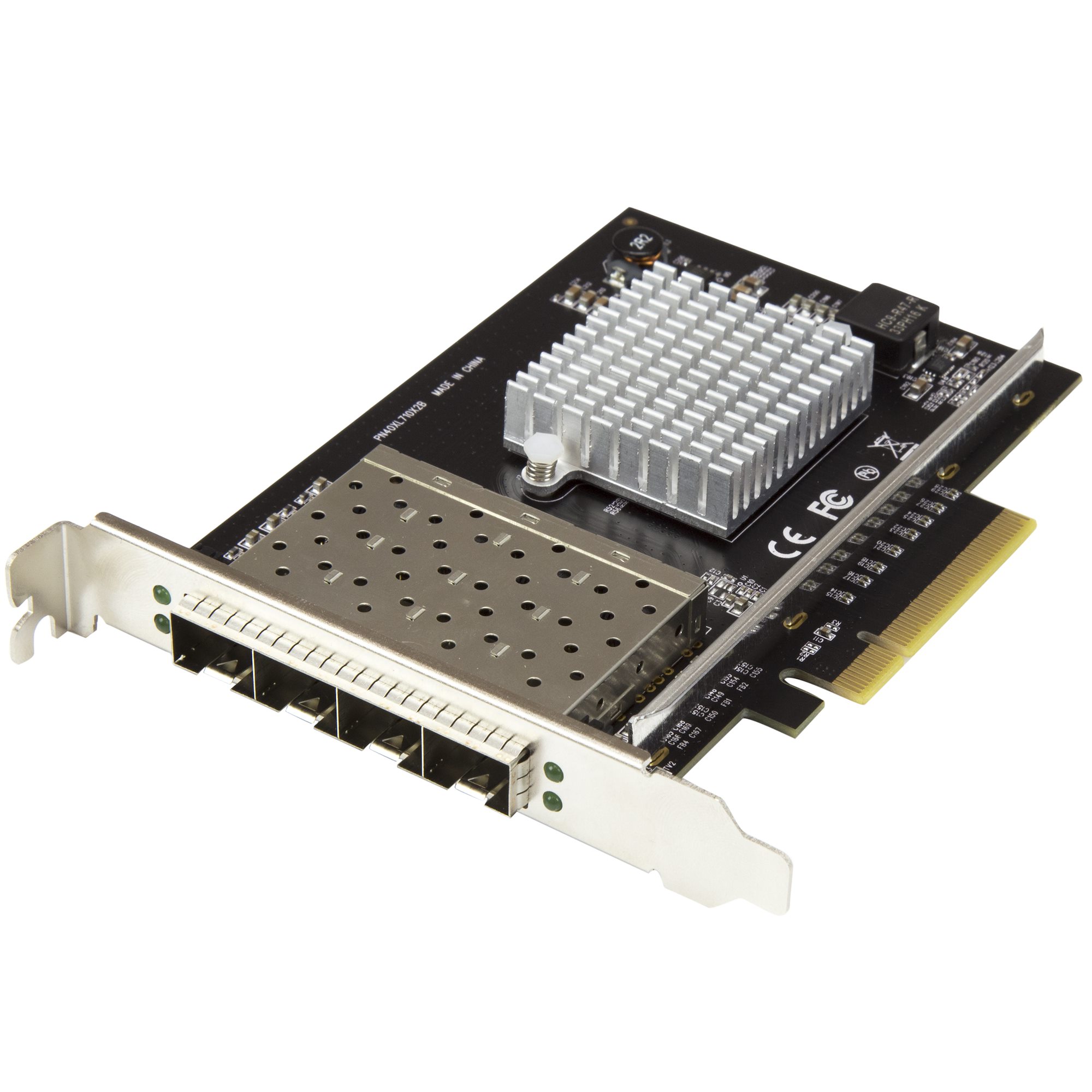 4ポートSFP+搭載LANカード PCIe接続 Intel XL710チップ ネットワークアダプタ カード 日本