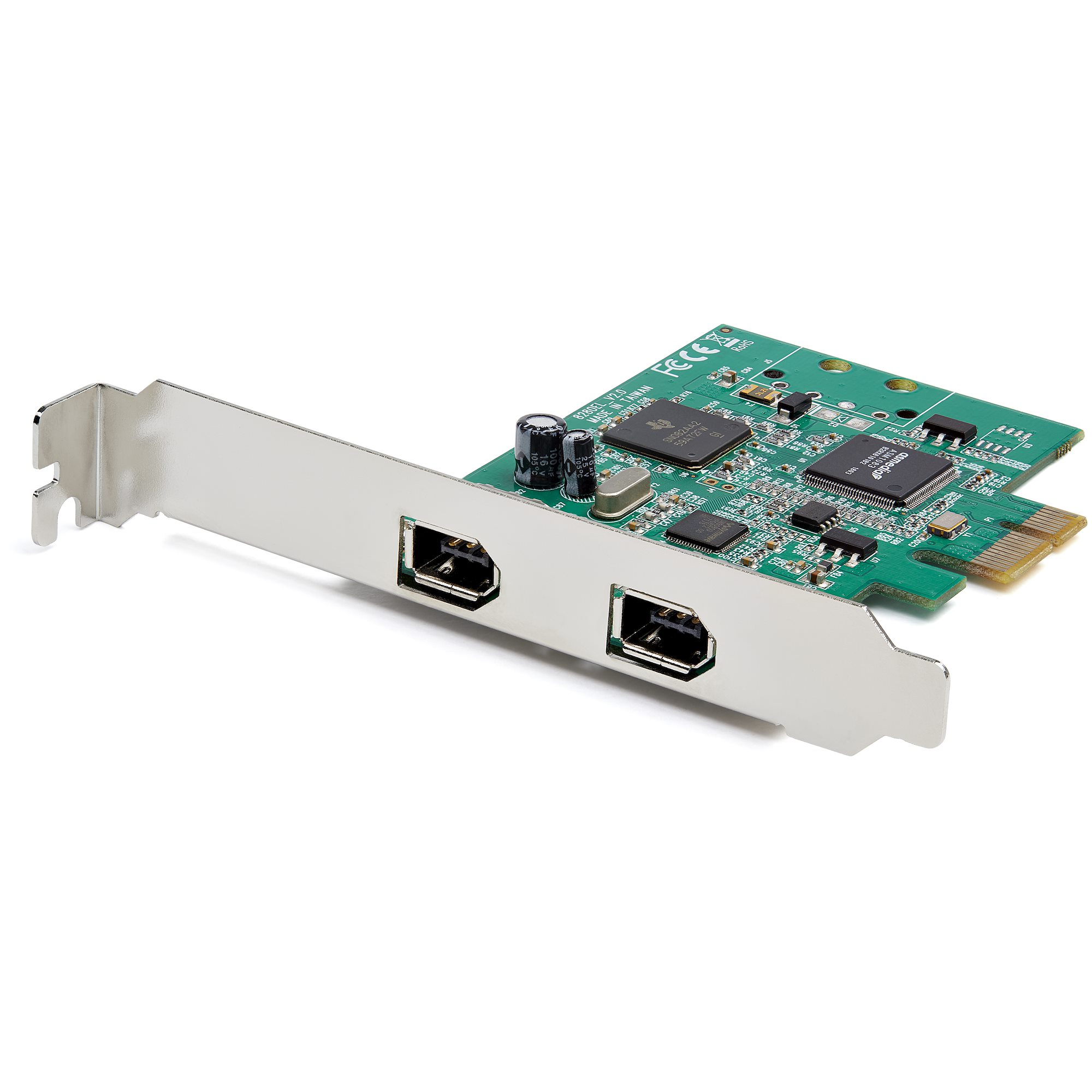 2-Port PCI Express FireWire Card - PCIe FireWire 1394a Adapter