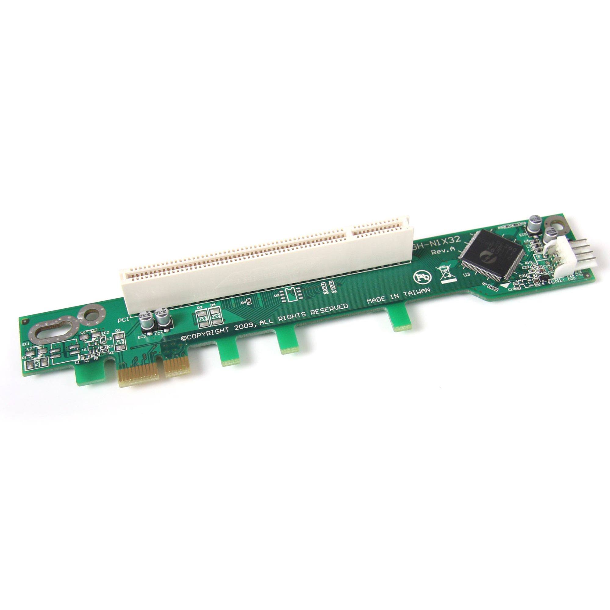 PCIe/PCI Riser Card for Intel 1U Server - Slot Conversion & Slot Extension  