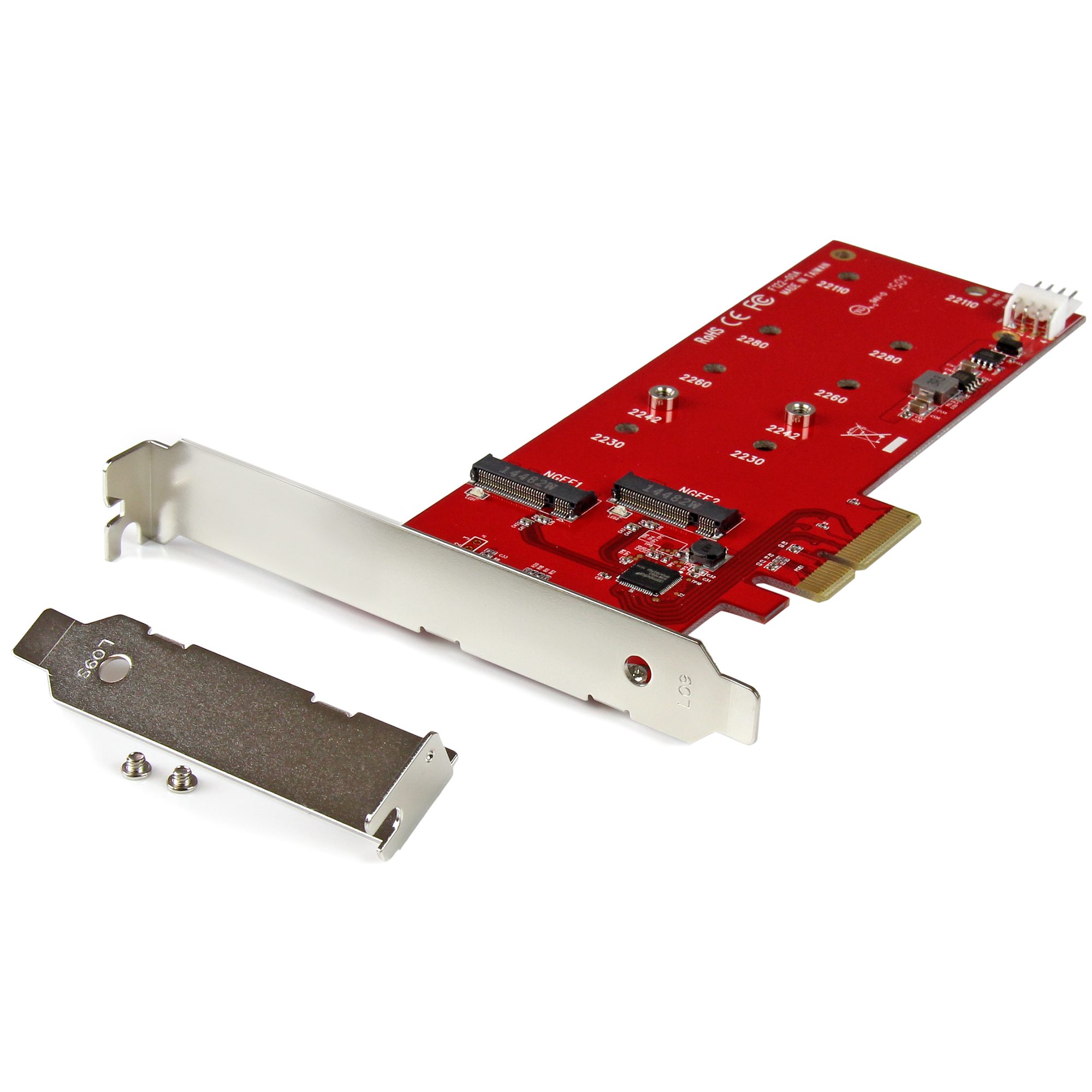 forsinke lemmer marmorering Controller Card - PCIe 2x M.2 SATA SSD - SATA Controller Cards |  StarTech.com