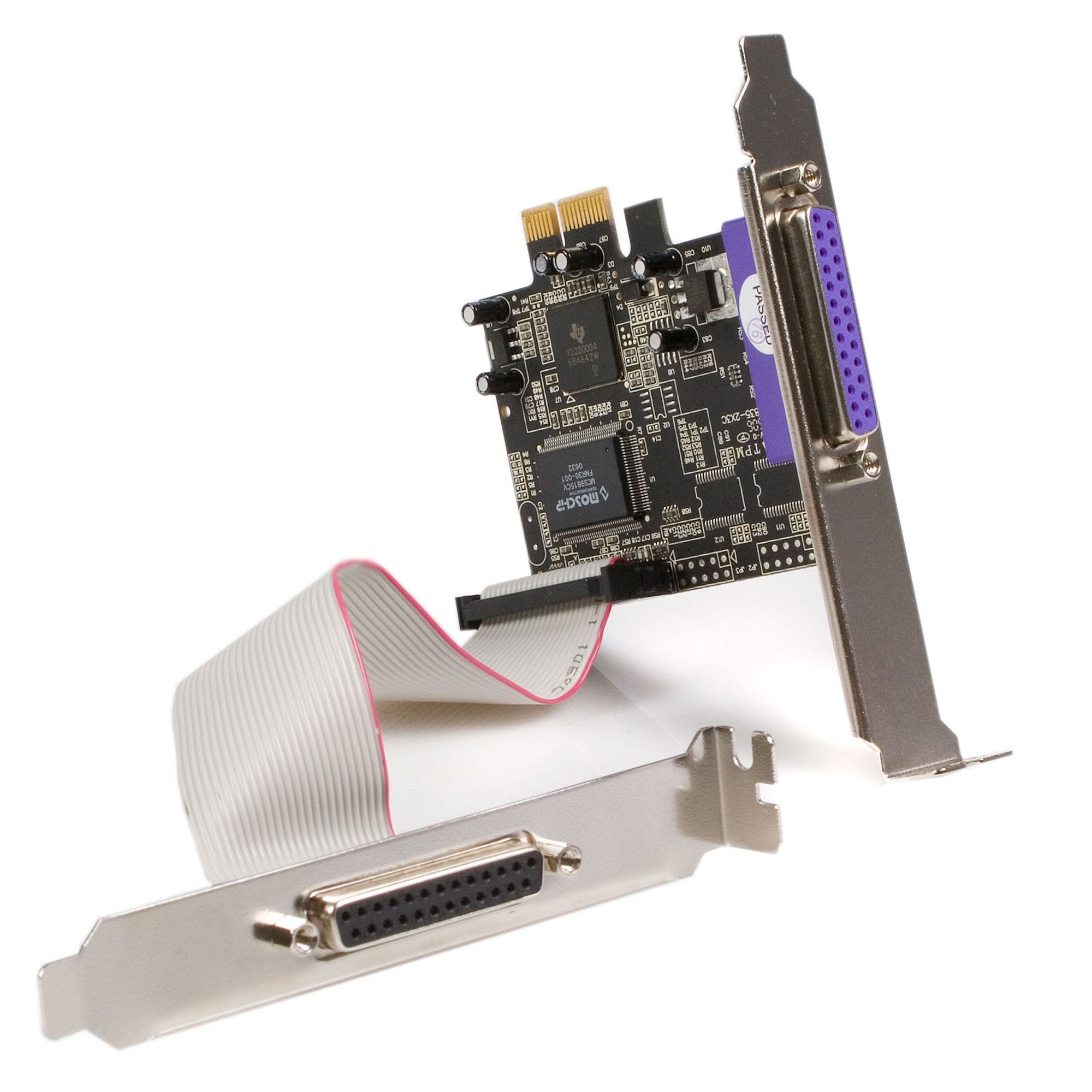 2 Port PCI Express Parallel Adapter Card Parallel Cards & Adapters