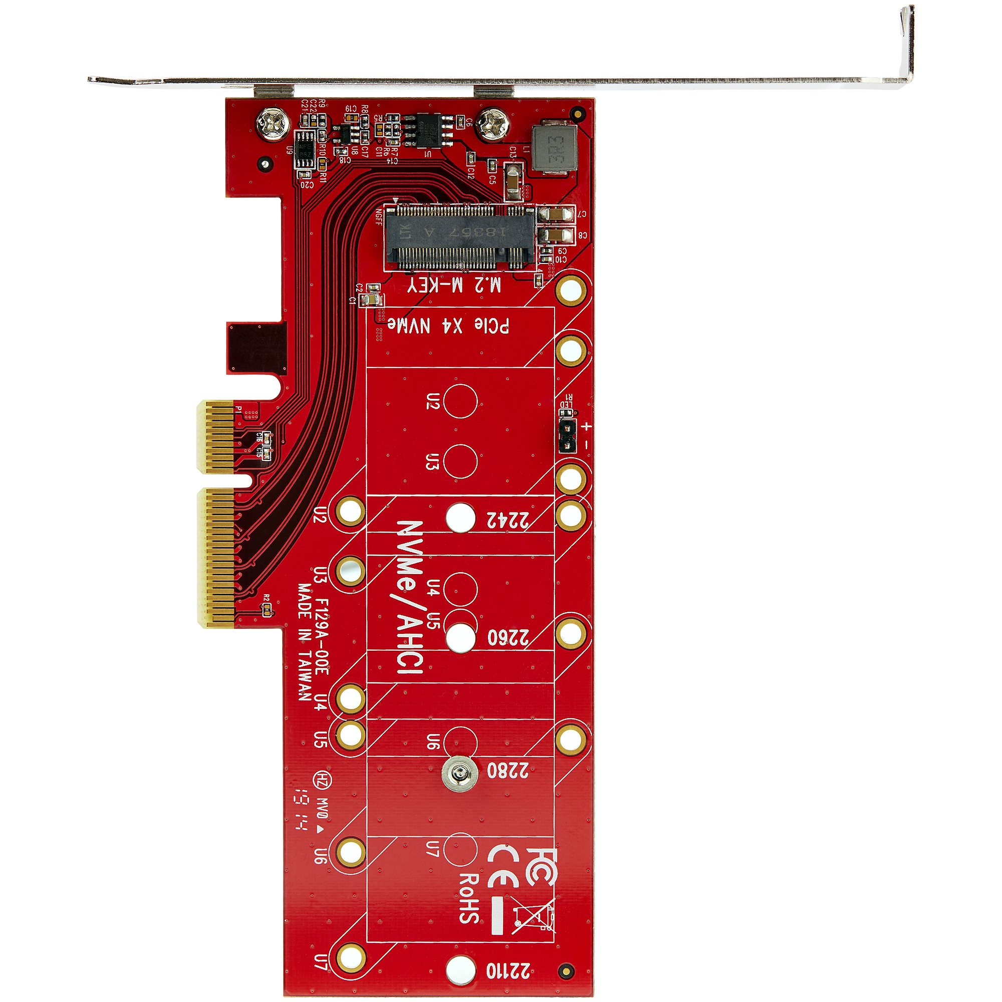 Adaptateur M.2 - x4 PCIe 3.0 NVMe - Low Profile et Full Profile