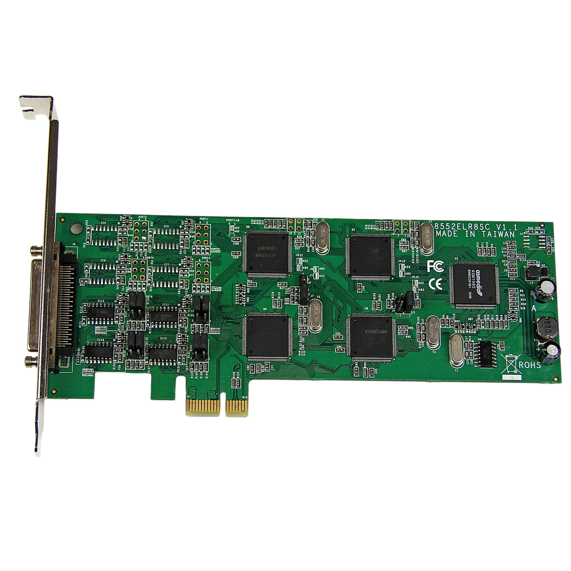 8 Port PCIe RS-232 422 485 Serial Card - Serial Cards & Adapters