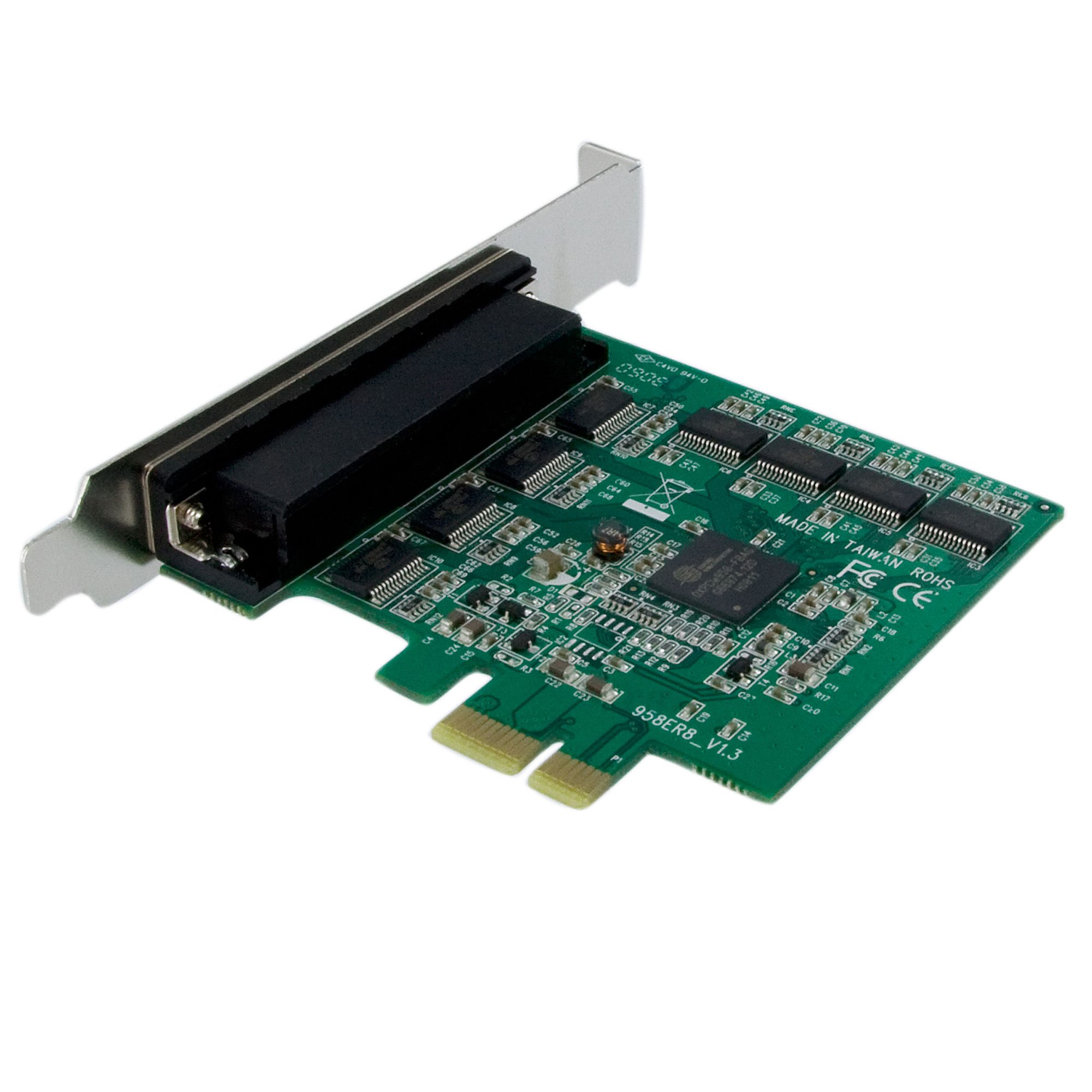 StarTech.com 8 Port Native PCI Express RS232 Serial Adapter Card with 16950 UART 8 Port PCIe RS232 Serial Card 