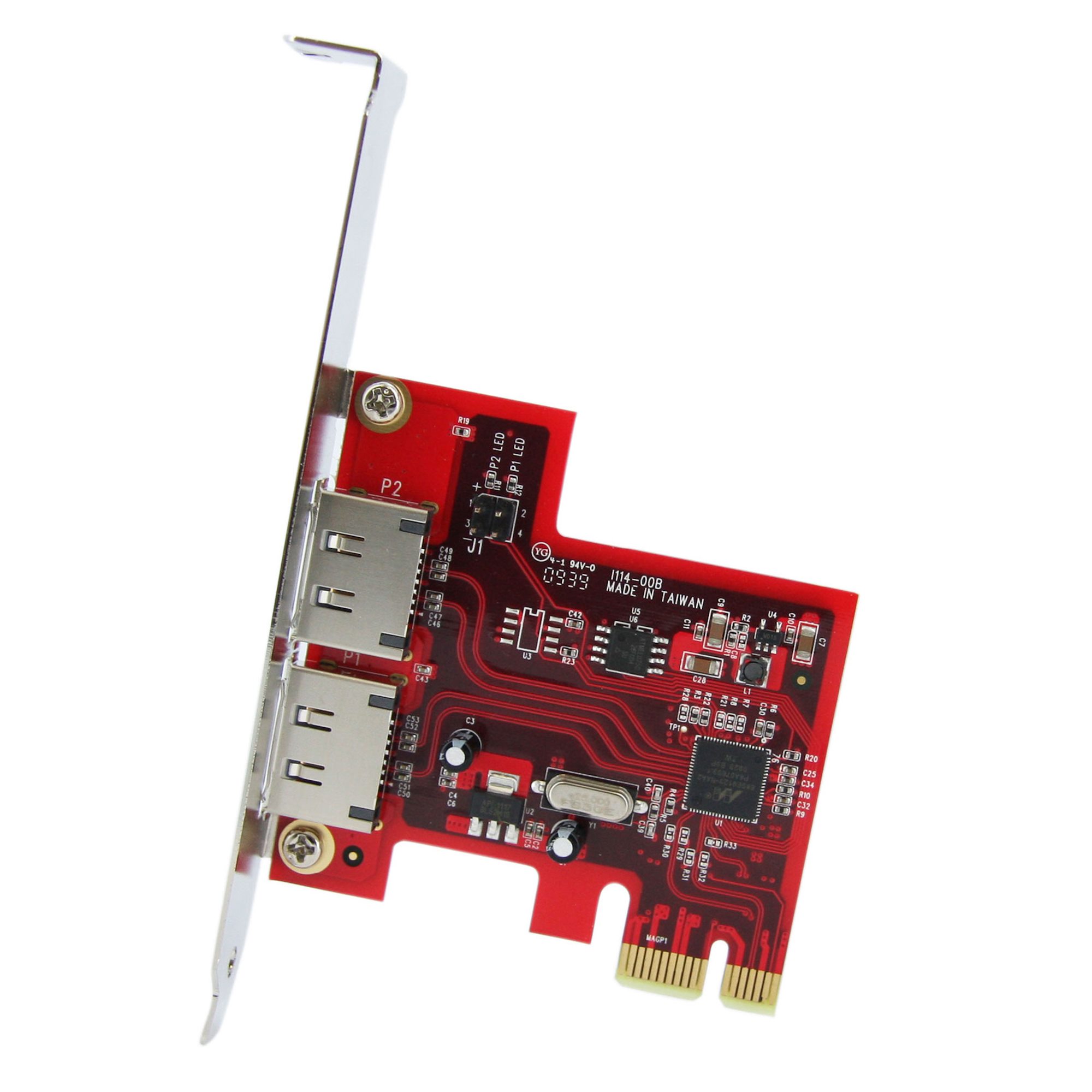 2 Port PCIe eSATA 6 Gbps Controller Card - SATA Controller Cards 