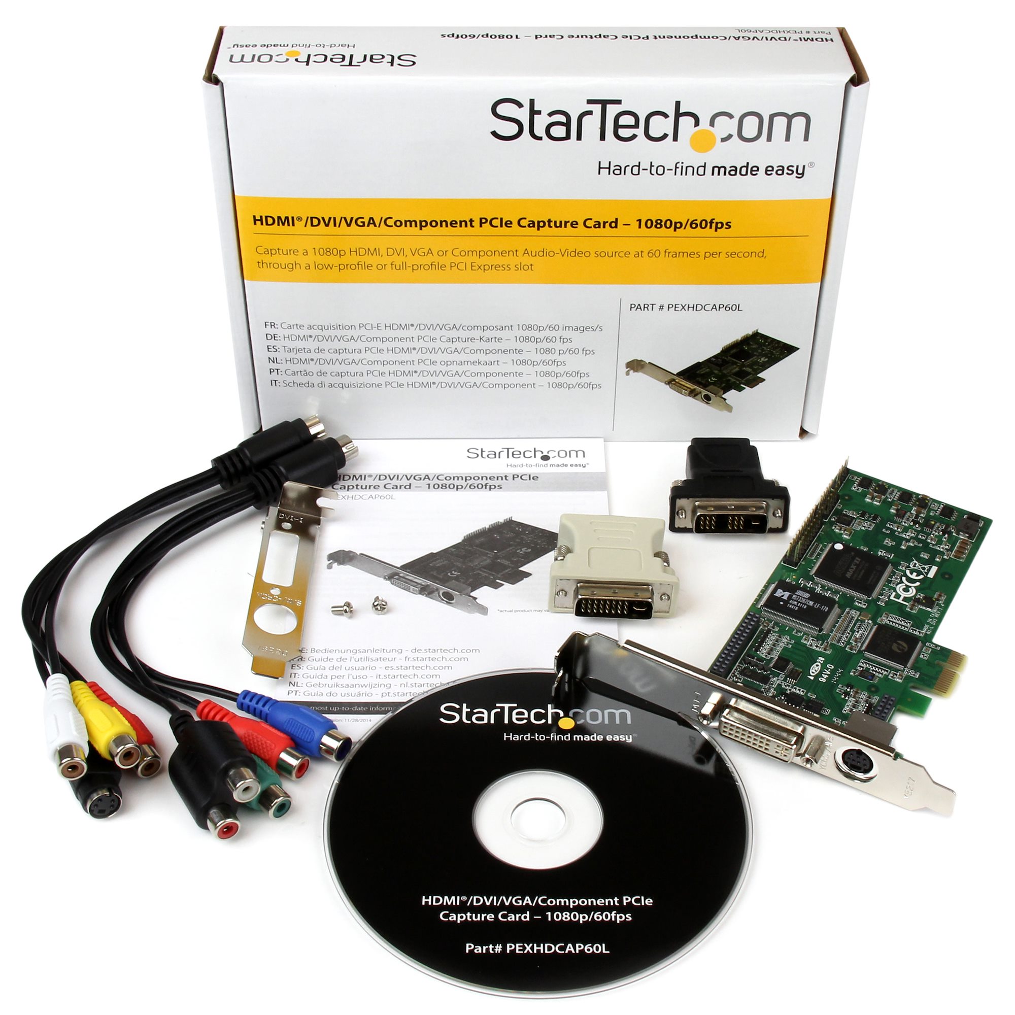 StarTech.com Carte d'acquisition vidéo HD PCIe - Carte