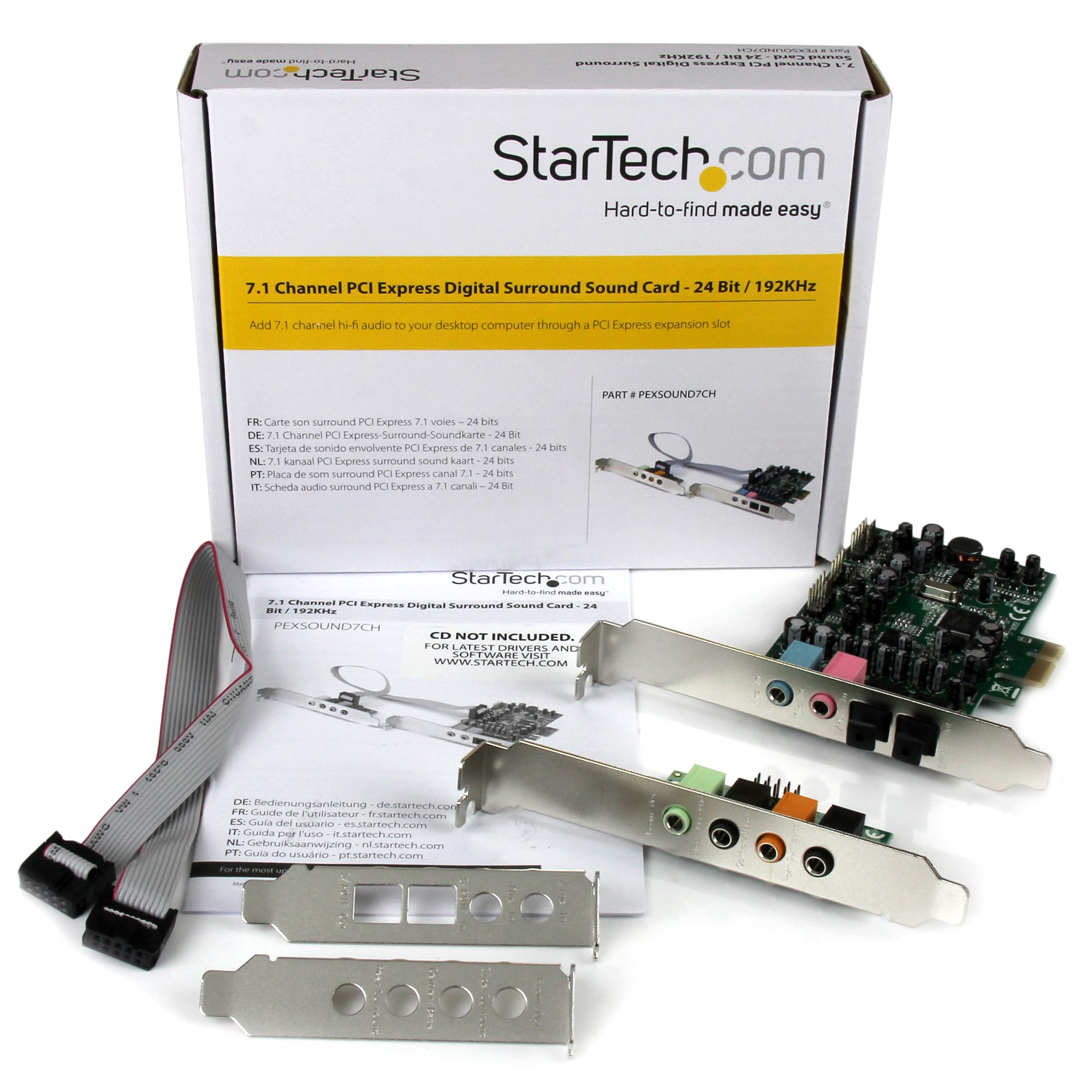 StarTech.com ICUSBAUDIO7D  StarTech.com Adaptateur Carte Son USB vers  Audio Stéréo - Audio Numérique SPDIF