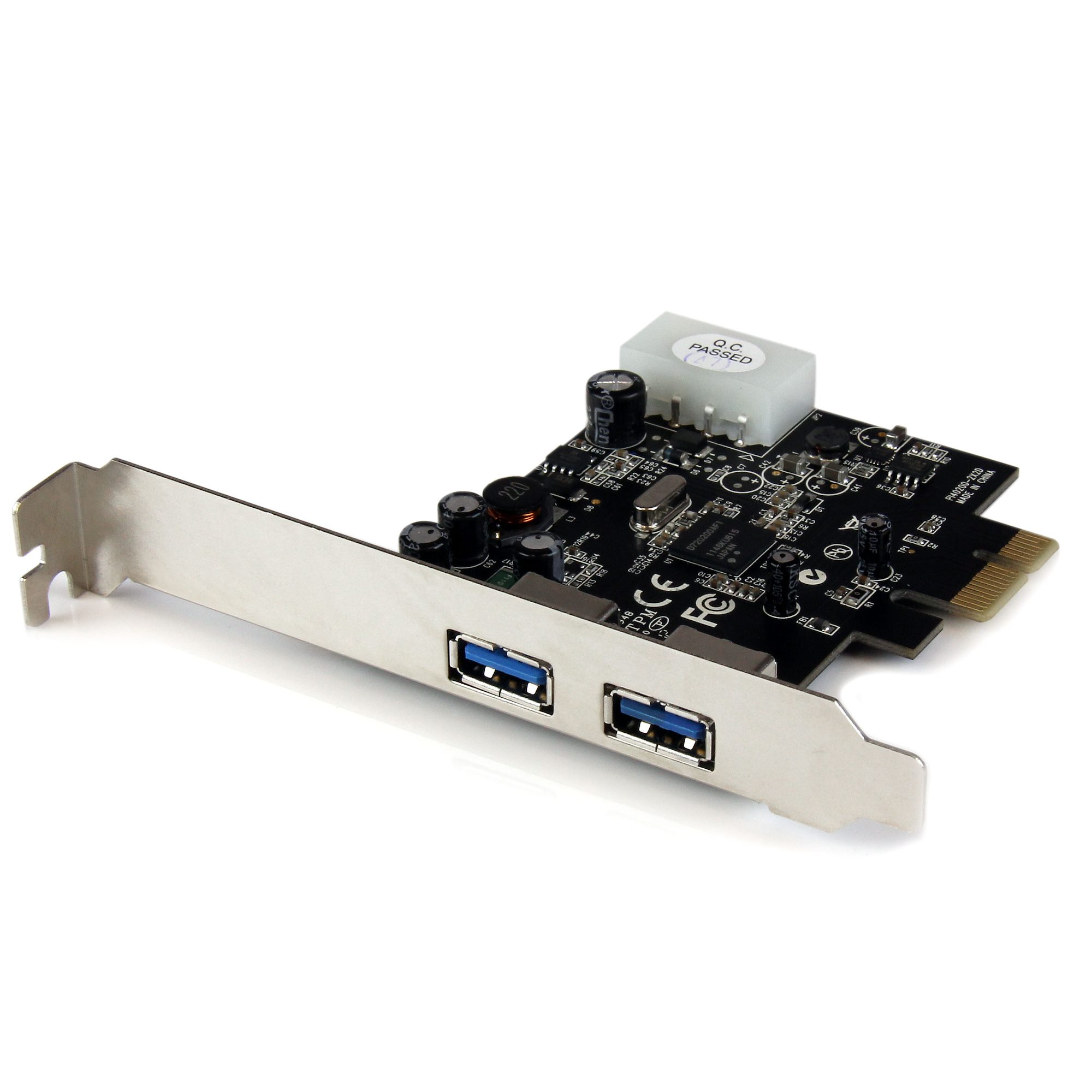 SIIG 2-Port Dual Profile PCIe Adapter with SuperSpeed USB 3.0 JU-P20612-S1 