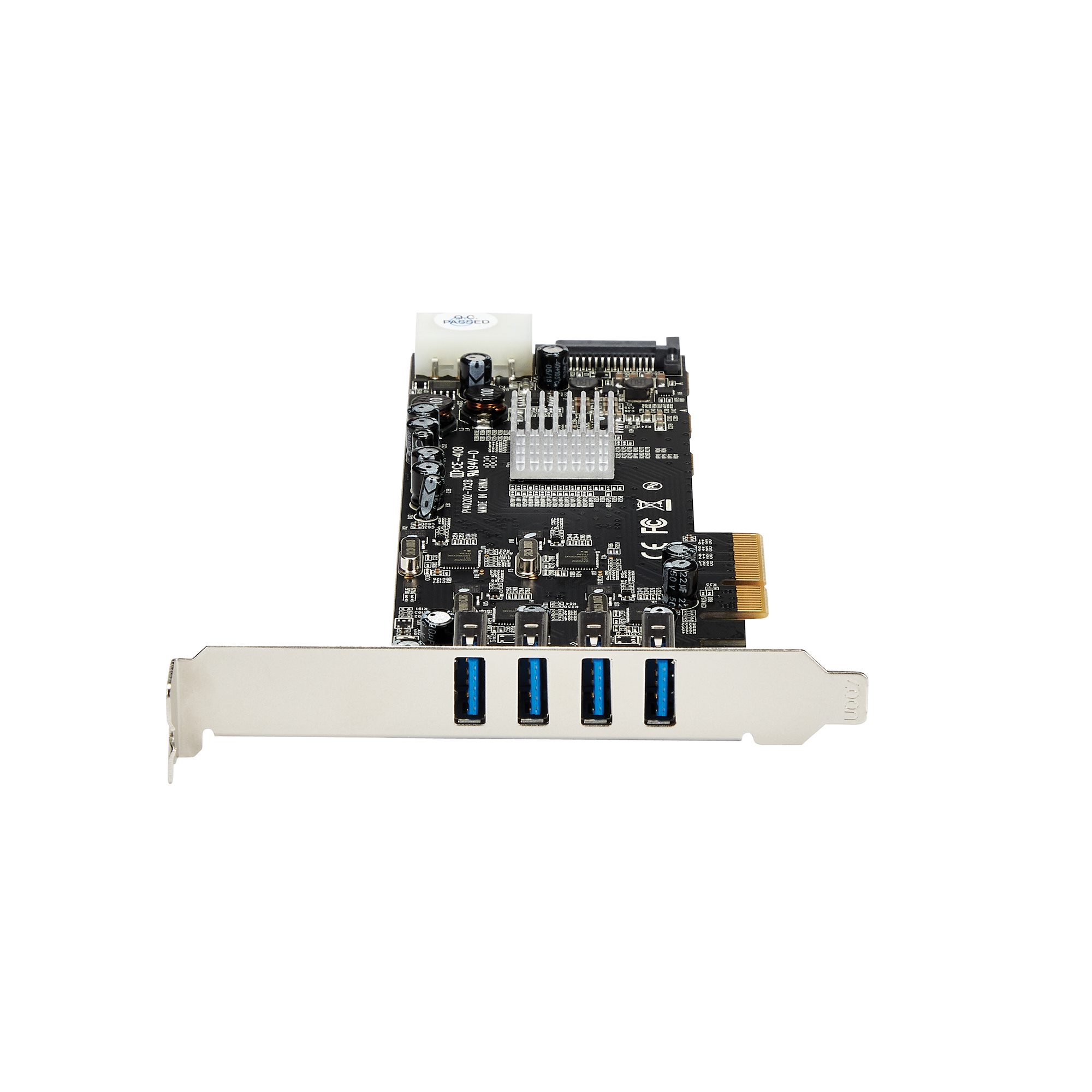 StarTech.com 4 Port PCI Express PCIe USB 3.0 Card w/ UASP - SATA Power -  PEXUSB3S4V - Storage Mounts & Enclosures 