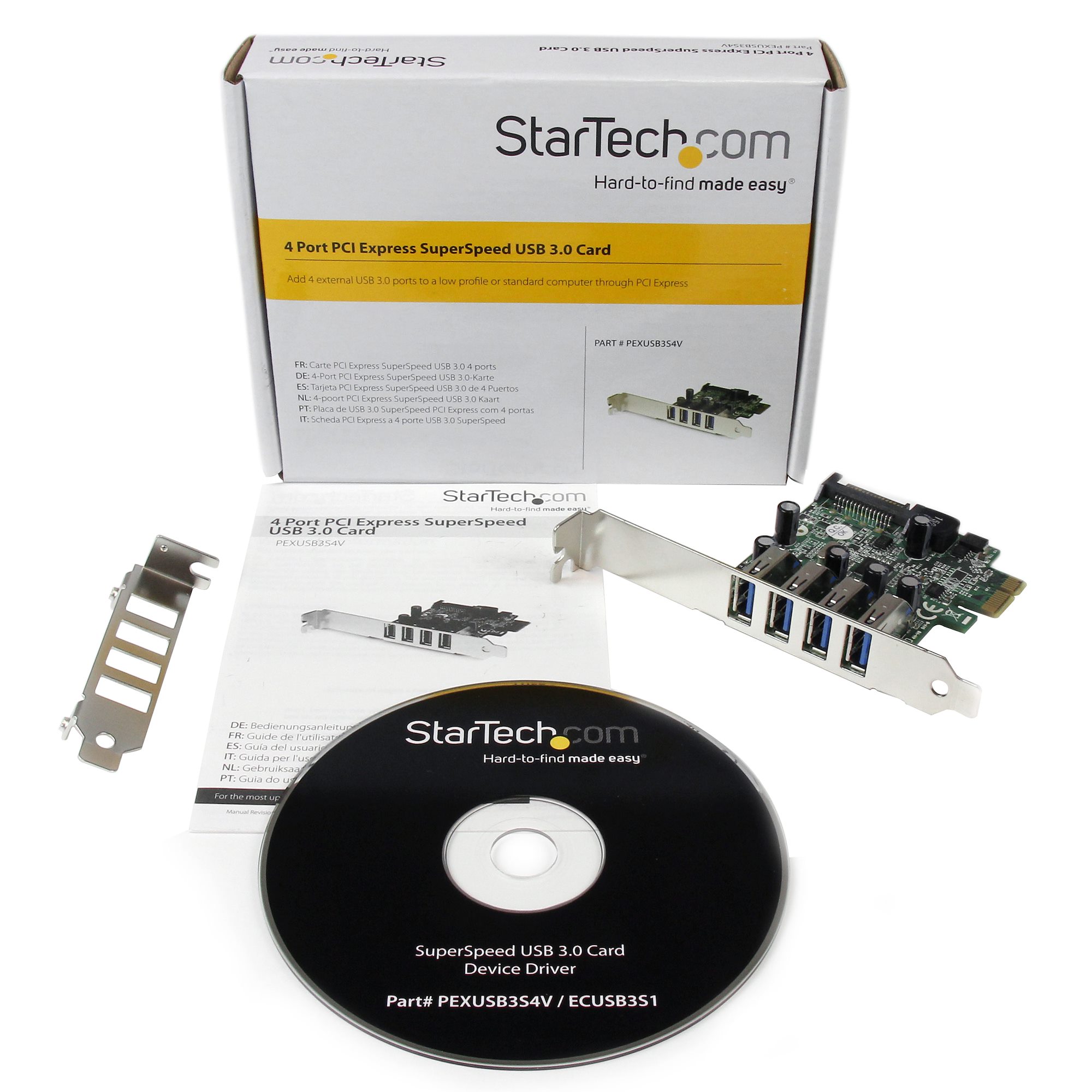 4 Port PCI Express PCIe USB 3.0 Card USB 3.0 Cards | StarTech.com