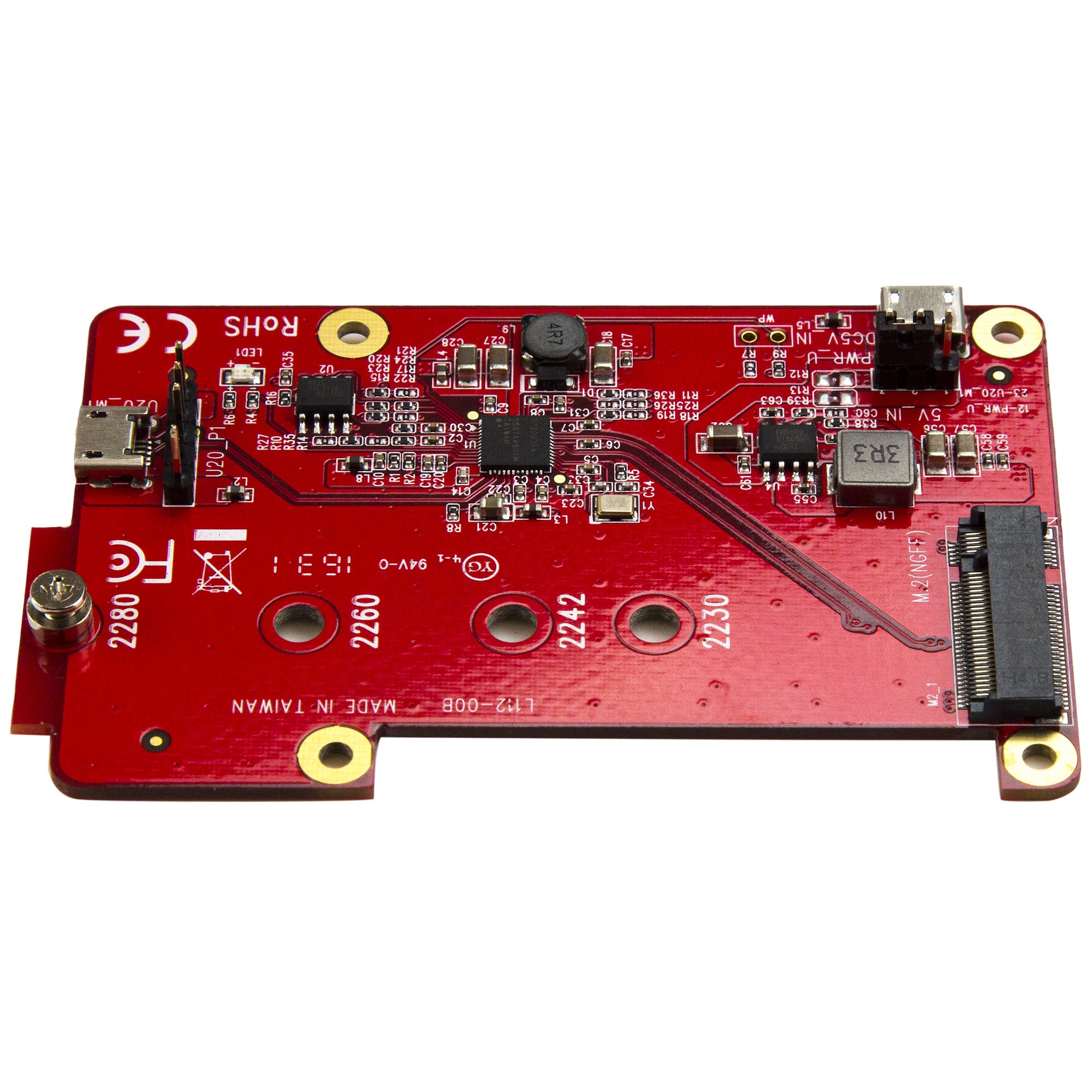 Raspberry Pi用USB M.2 SATA変換基板 電子工作ボード ドライブ アダプタ  コンバータ  日本