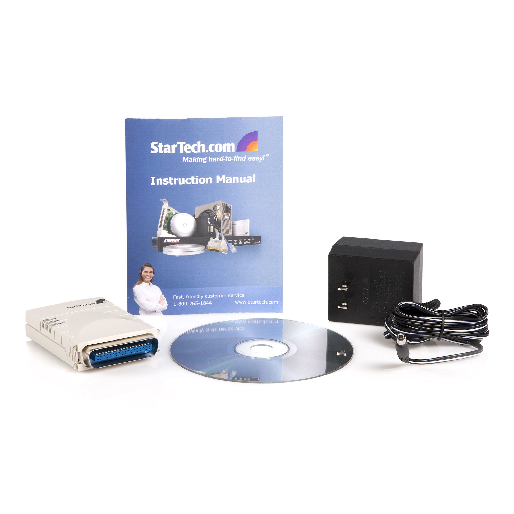 1 Port 10/100 Mbps Parallel Print Server Network Printer Servers