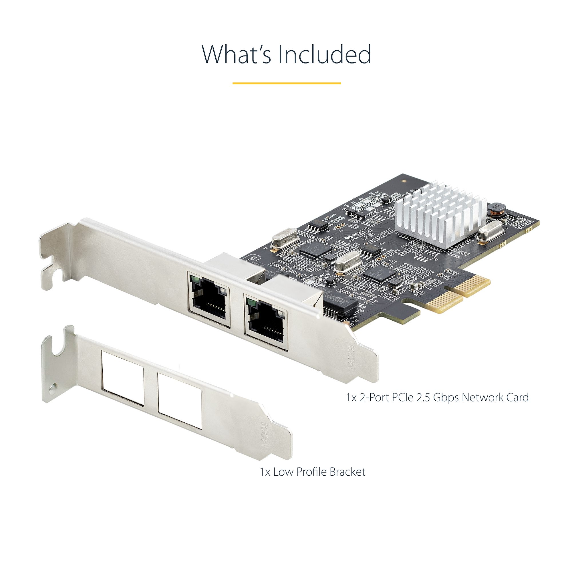 2-Port NBASE-T 2.5Gbps PCIe Network Card - ネットワークアダプタ カード | StarTech.com 日本