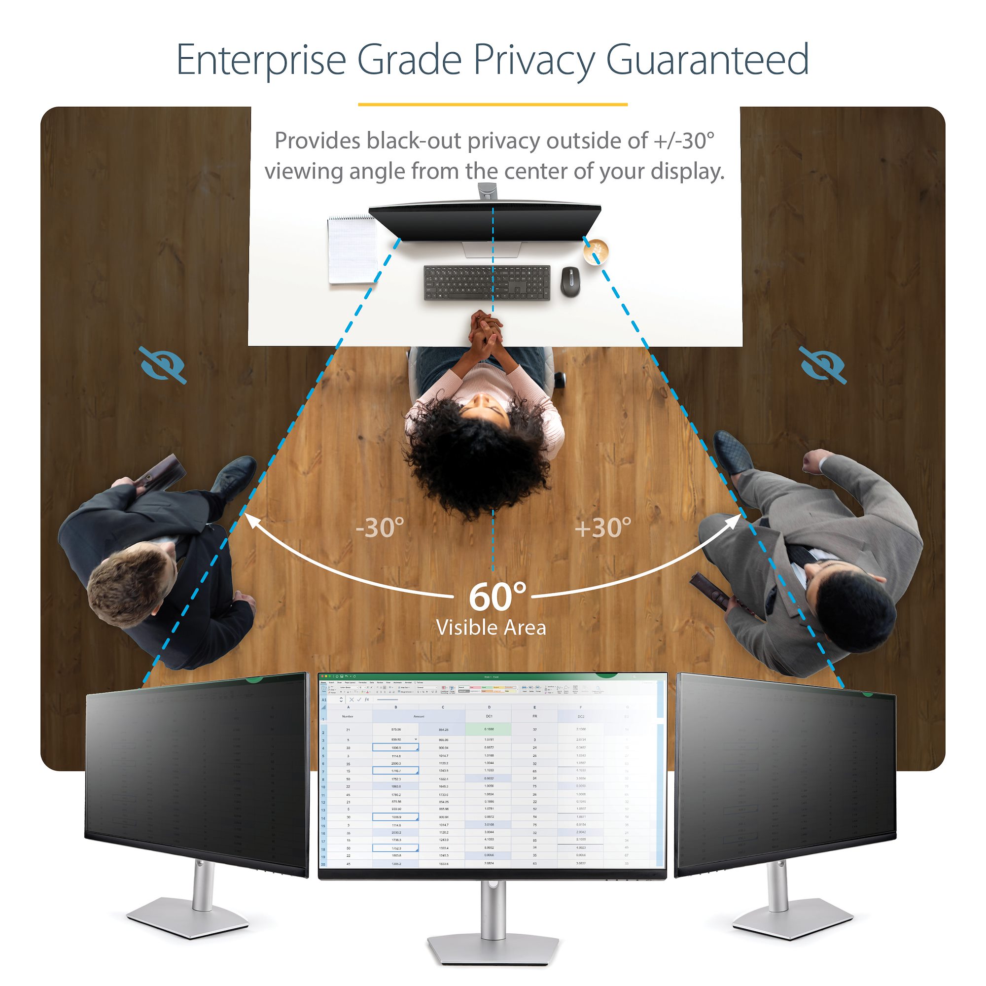 Filtro privacy per monitor da 24 - Pellicola protettiva per