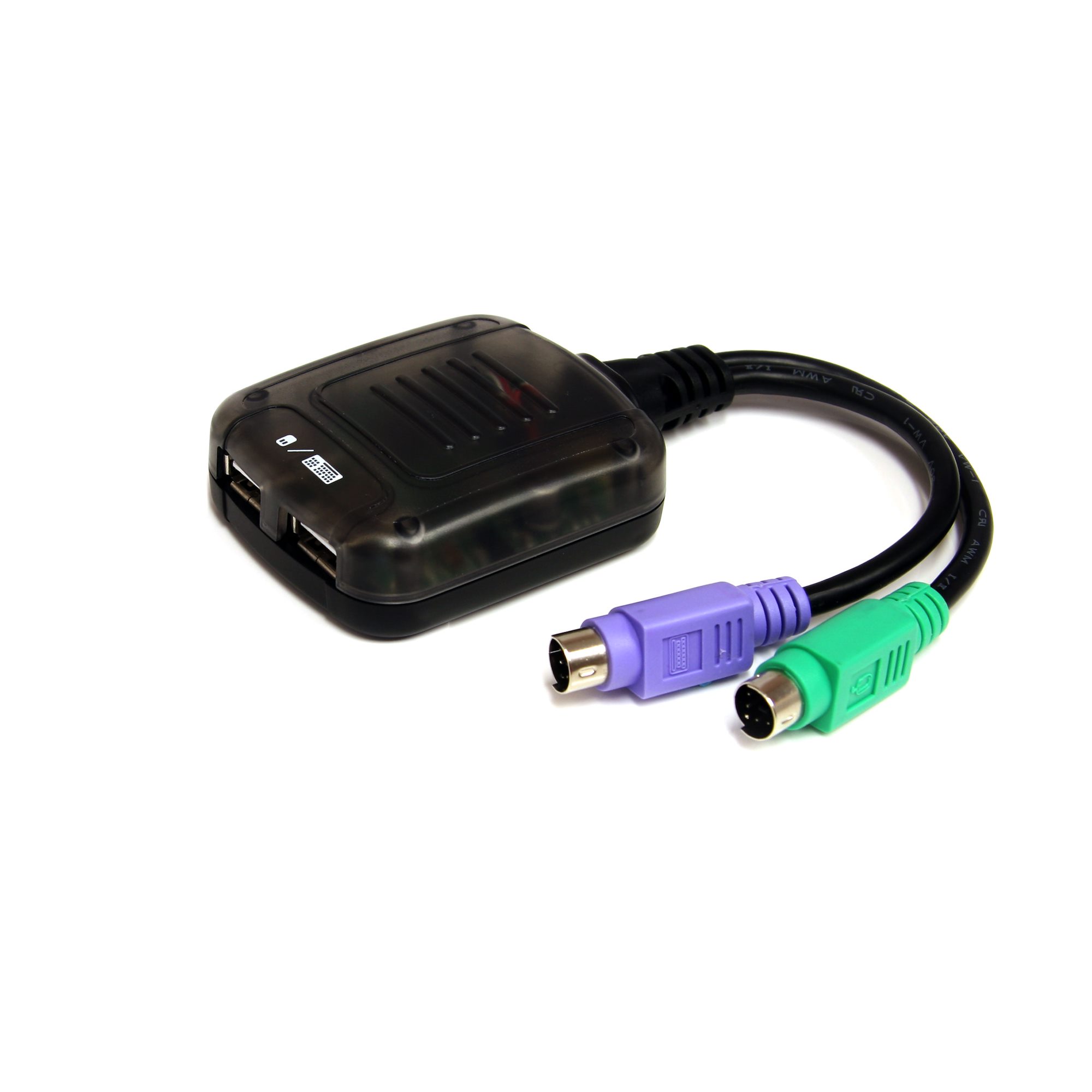 PS2 Keyboard Mouse to USB Coverter Adapter Splitter ER 