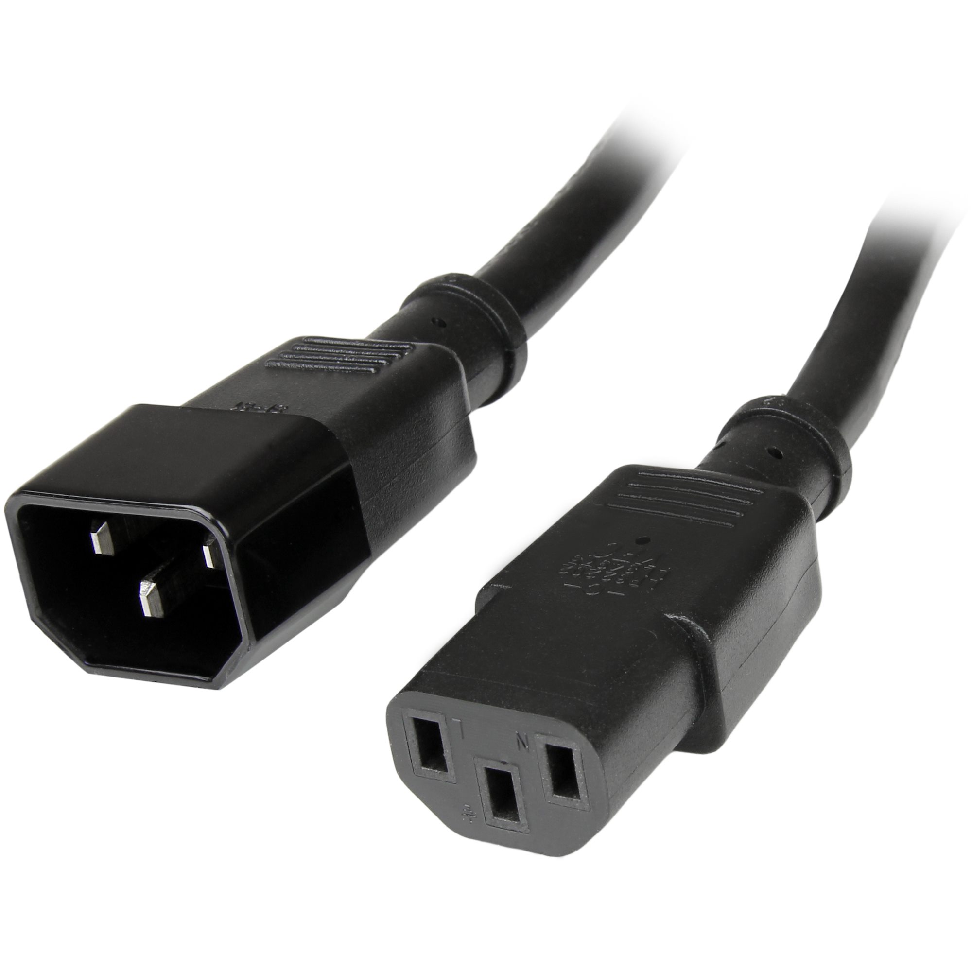 New Heavy Duty 3 Prong 13FT Power Cable Cord ExtenderComputers IEC C13 to C14 