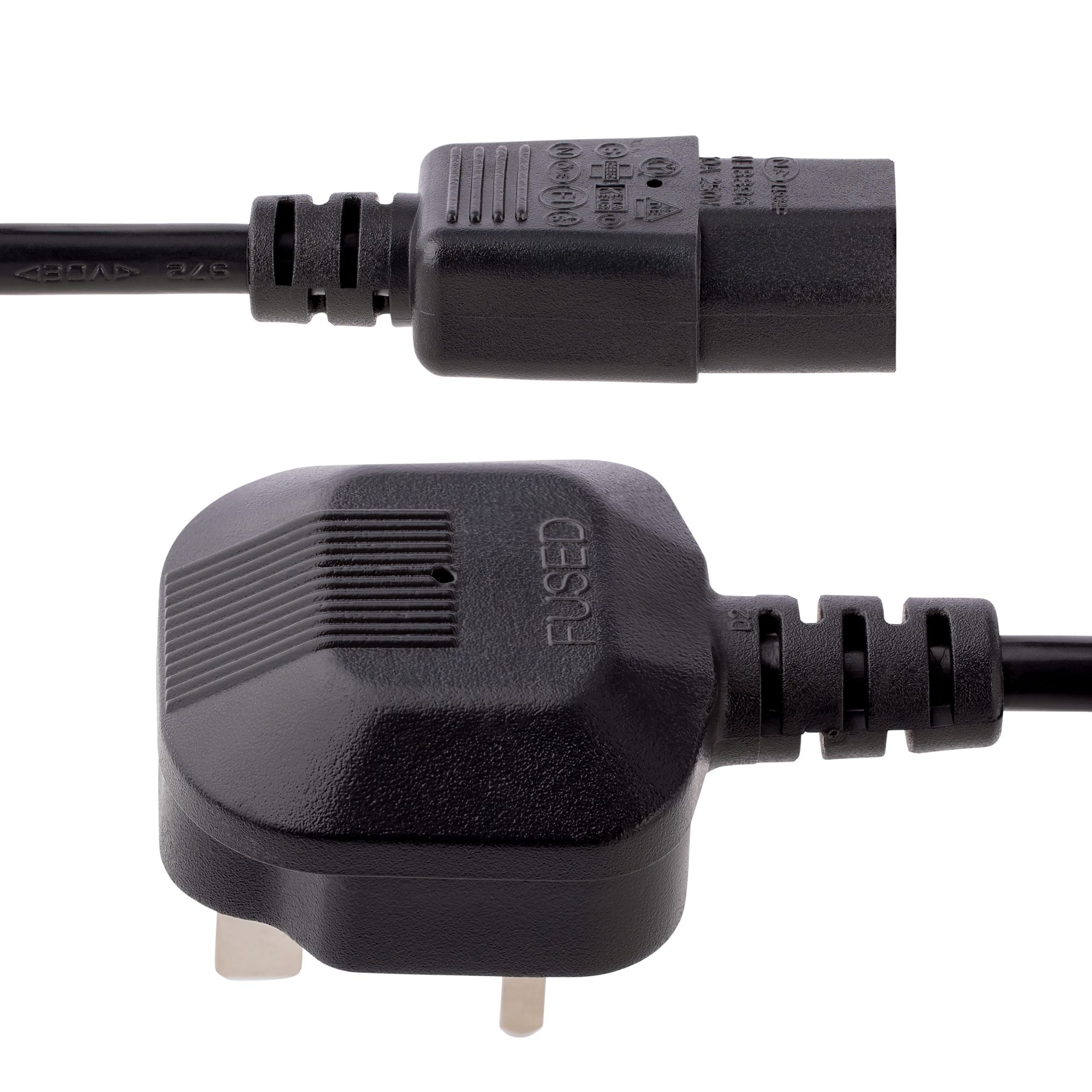 Three Prong Computer Power Cord Standard 18AWG, 3m/9.8...