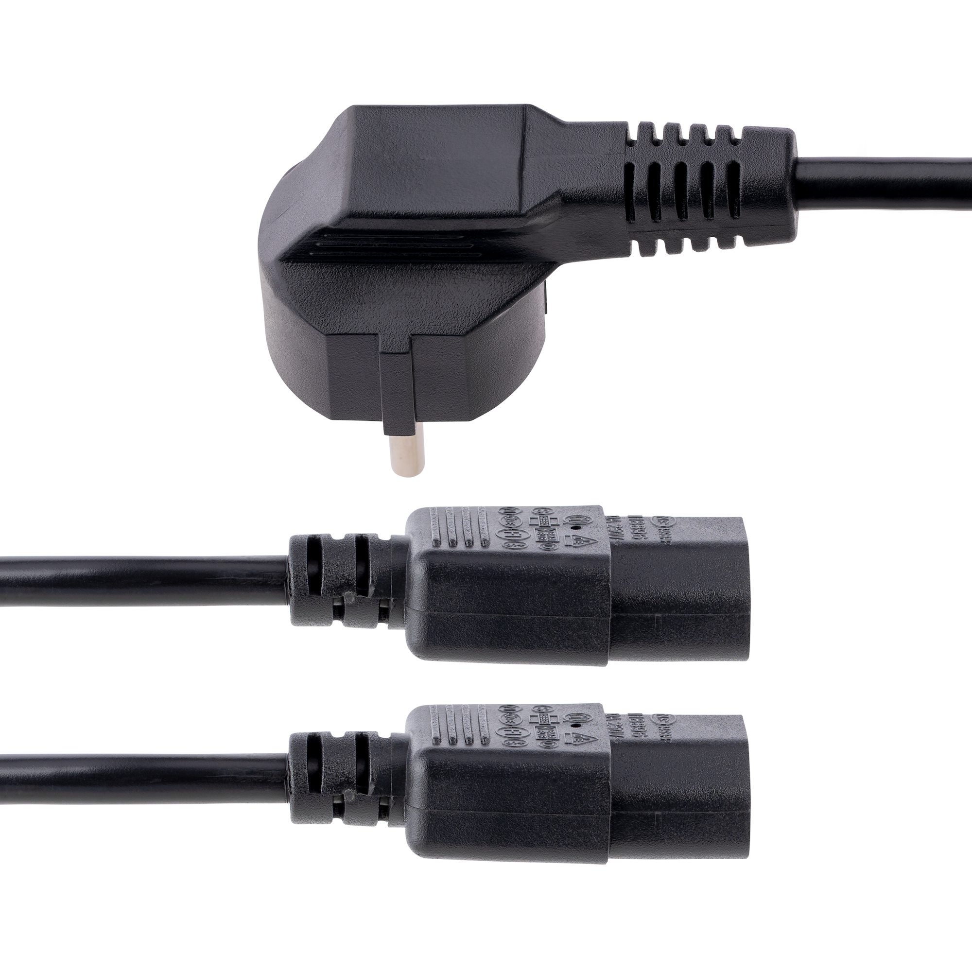 20pcs Eu Câble d'alimentation 2m 3m 5 10m Schuko Plug Iec C13 Cordon d' alimentation pour projecteur Dell Pc Monitor Epson Printer Lg Tv Ps4 Pro