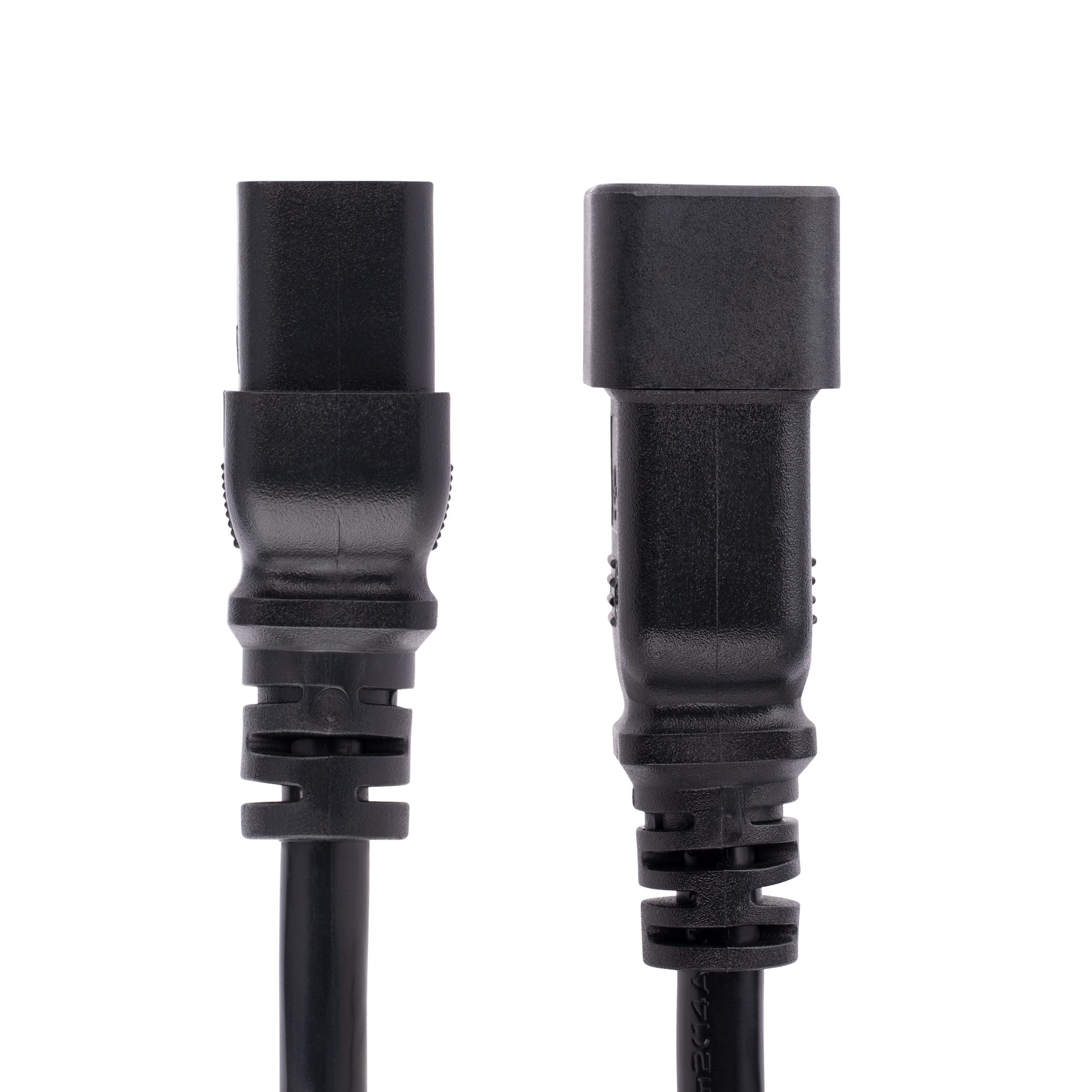 Cable de alimentación de CA de 3 clavijas para computadora, médico,  servidor y escritorio de 4 pies, color negro, cable de alimentación C13 -  NEMA