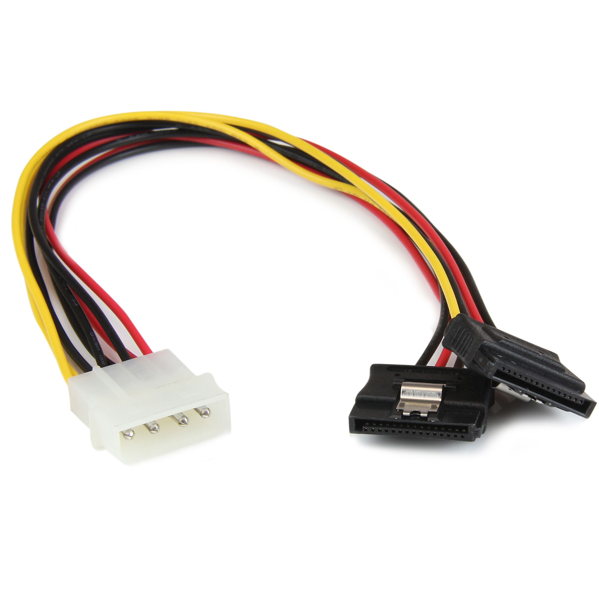 6" 4 Pin IDE to Dual Serial ATA SATA Y Splitter Hard Drive Power Adapter Cable 