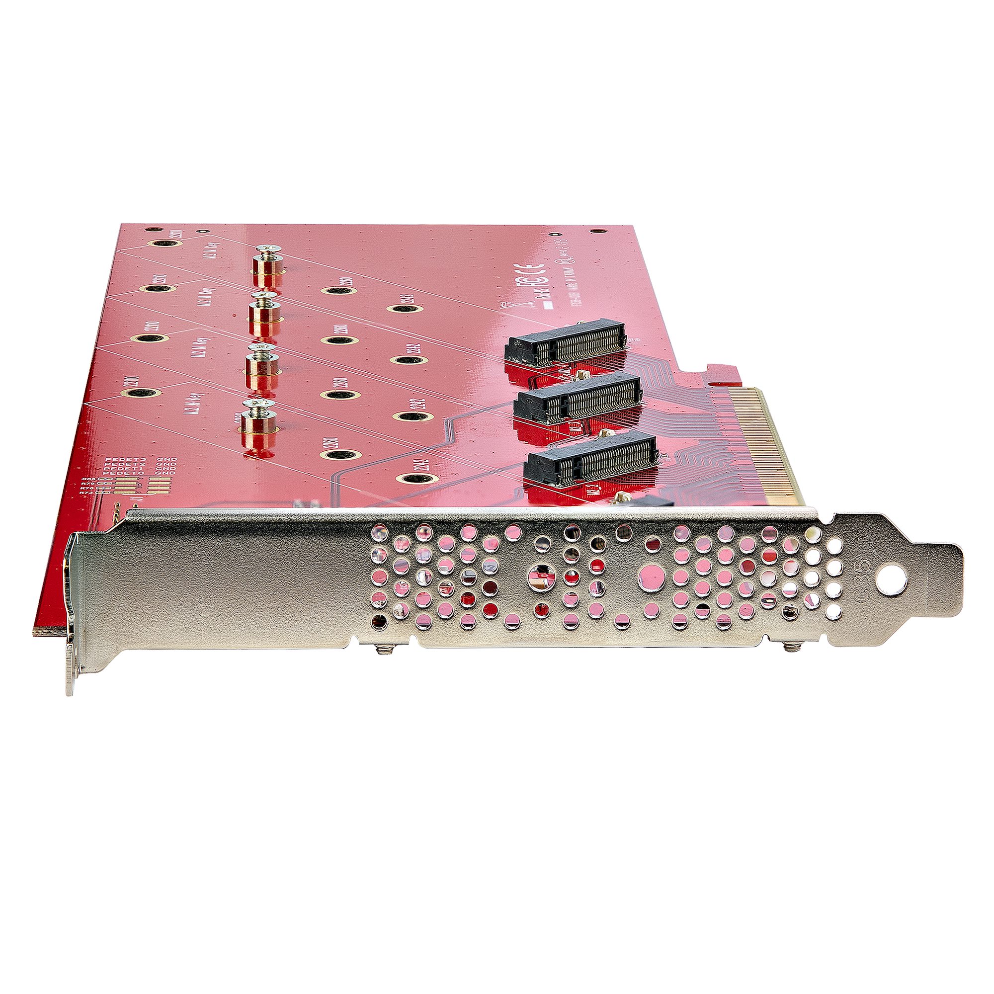 Adaptateur M.2 NVME PCIE vers M2 LED NVME SSD M2 PCIE x1 Carte d