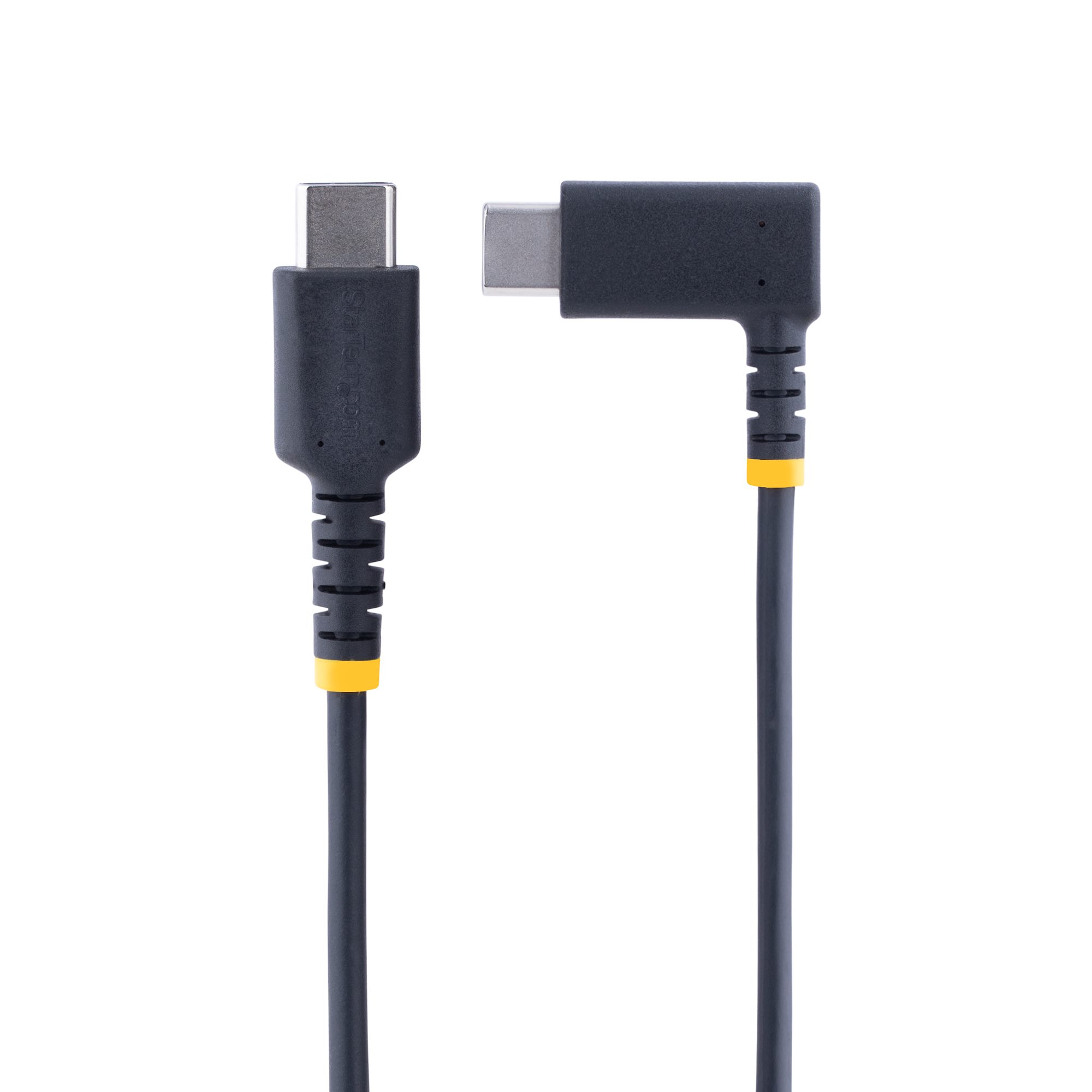 6ft (2m) USB C Charging Cable Right Angle - 60W PD 3A - Heavy Duty Fast  Charge USB-C Cable - Black USB 2.0 Type-C - Rugged Aramid Fiber - USB  Charging