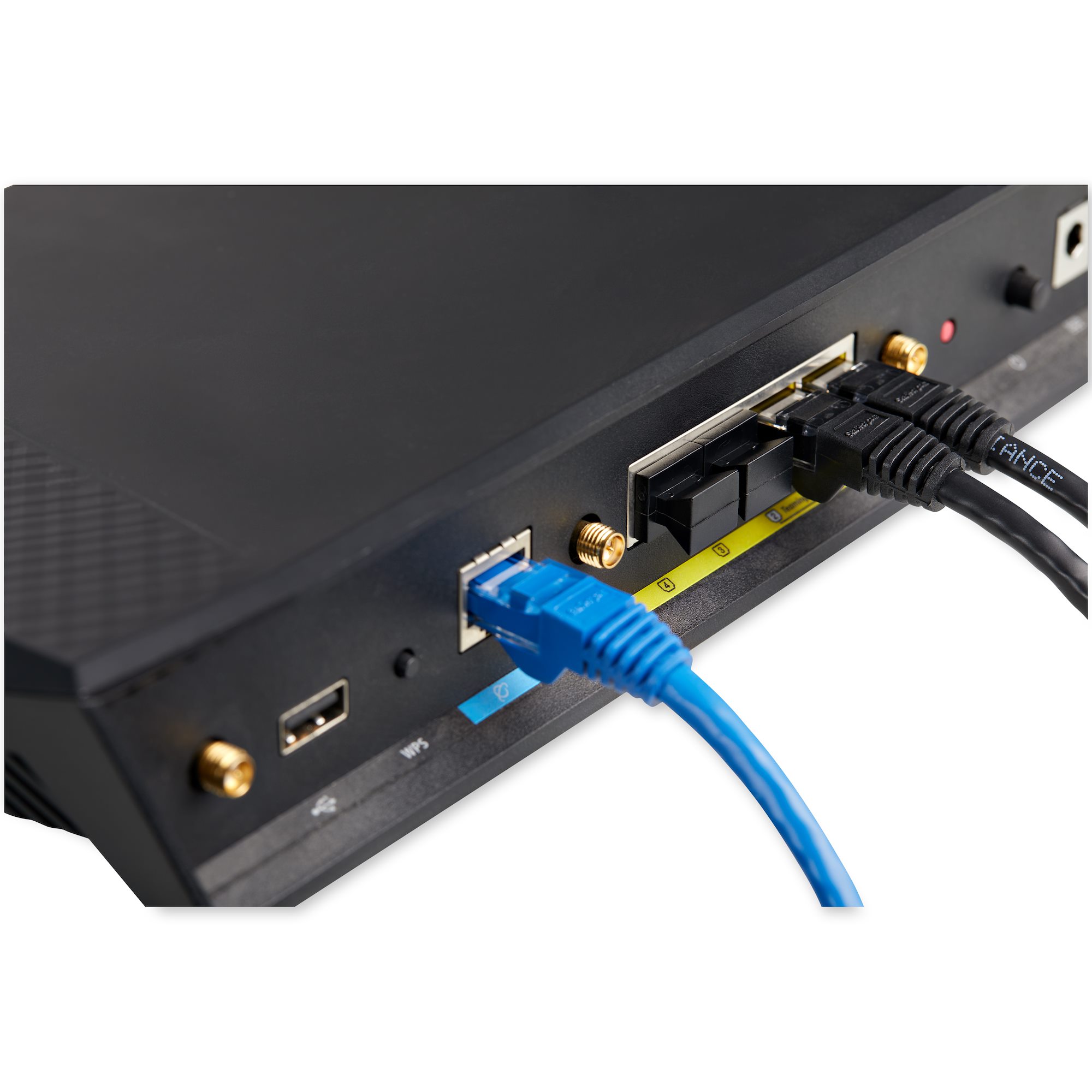 10Pcs Black Ethernet Hub Port RJ45 Anti Dust Cover Cap Protector Plug Fad  JB