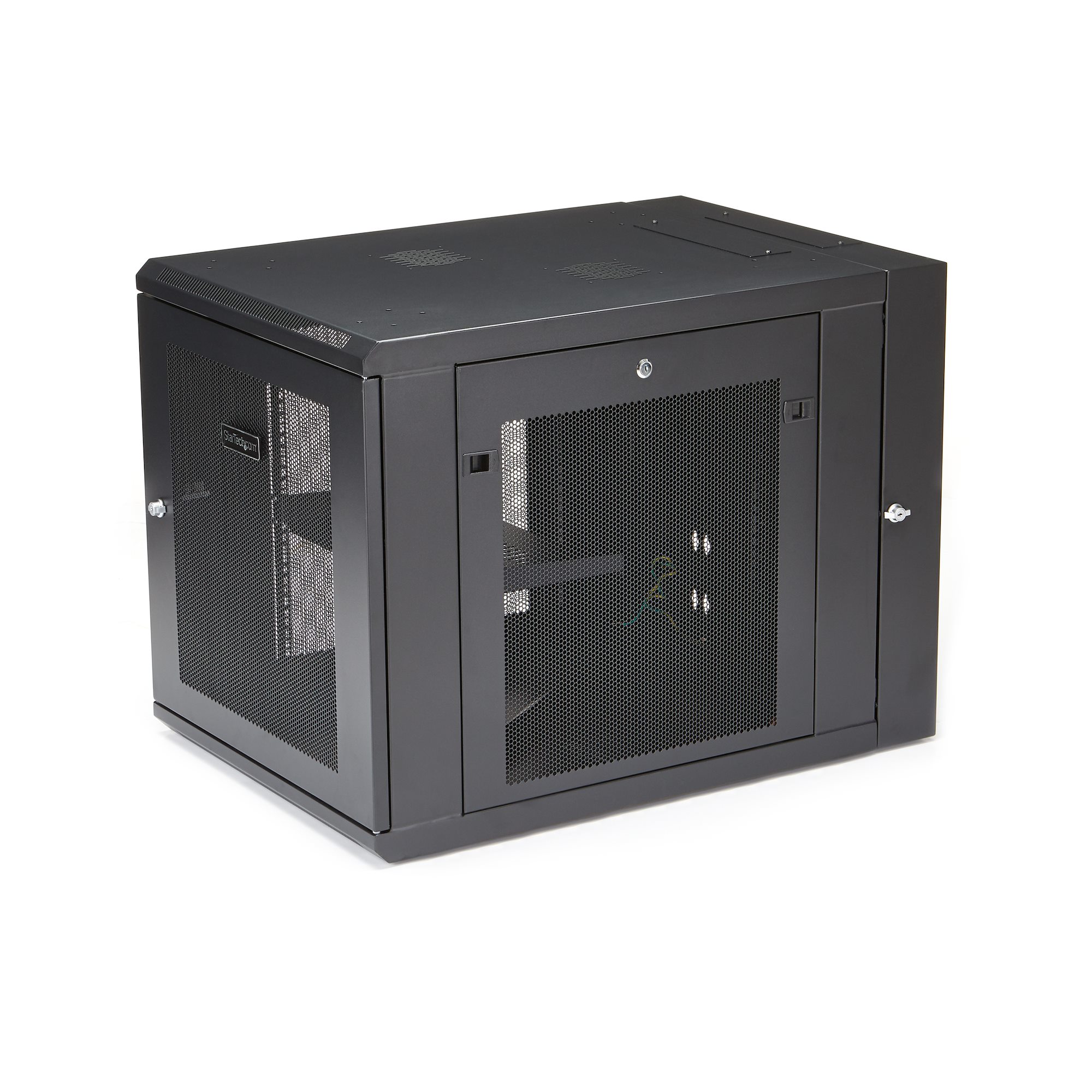 12U Server Rack Cabinet, Switch-Depth, Wall-Mount