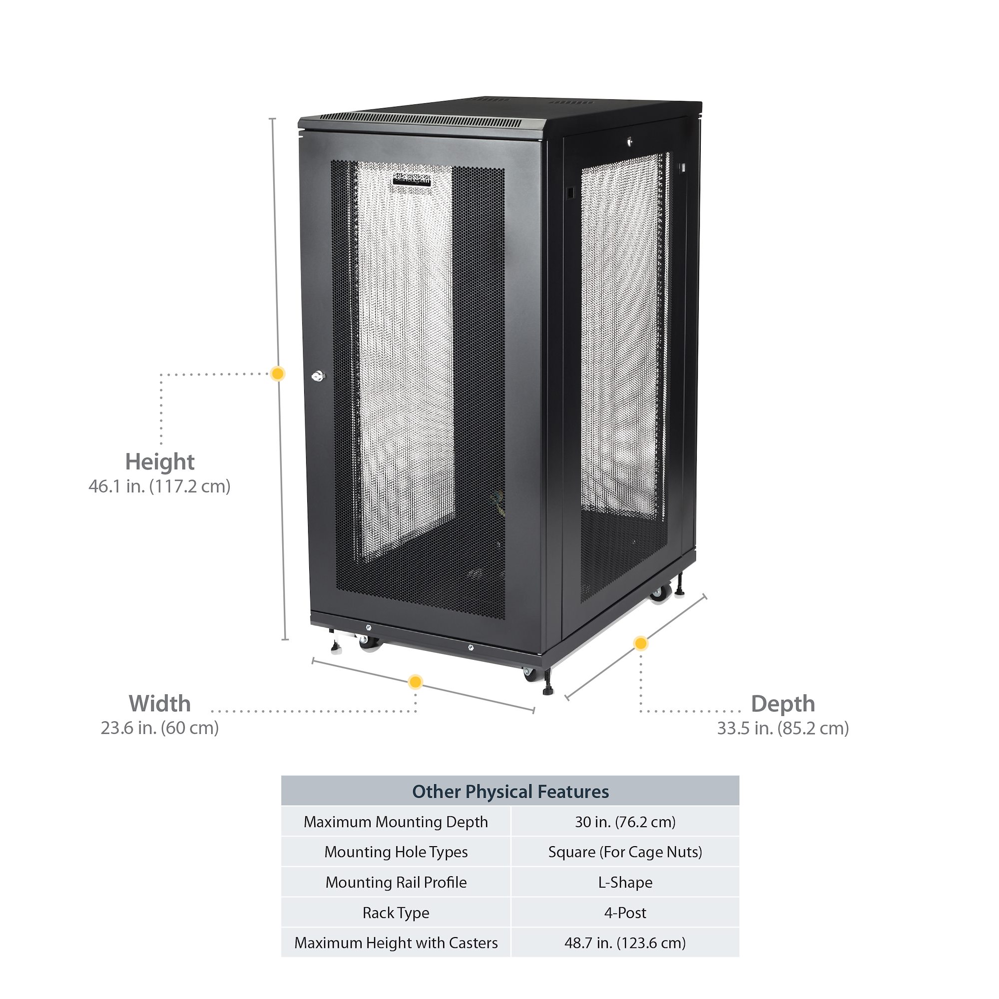 Securely store servers, network and telecommunications equipment