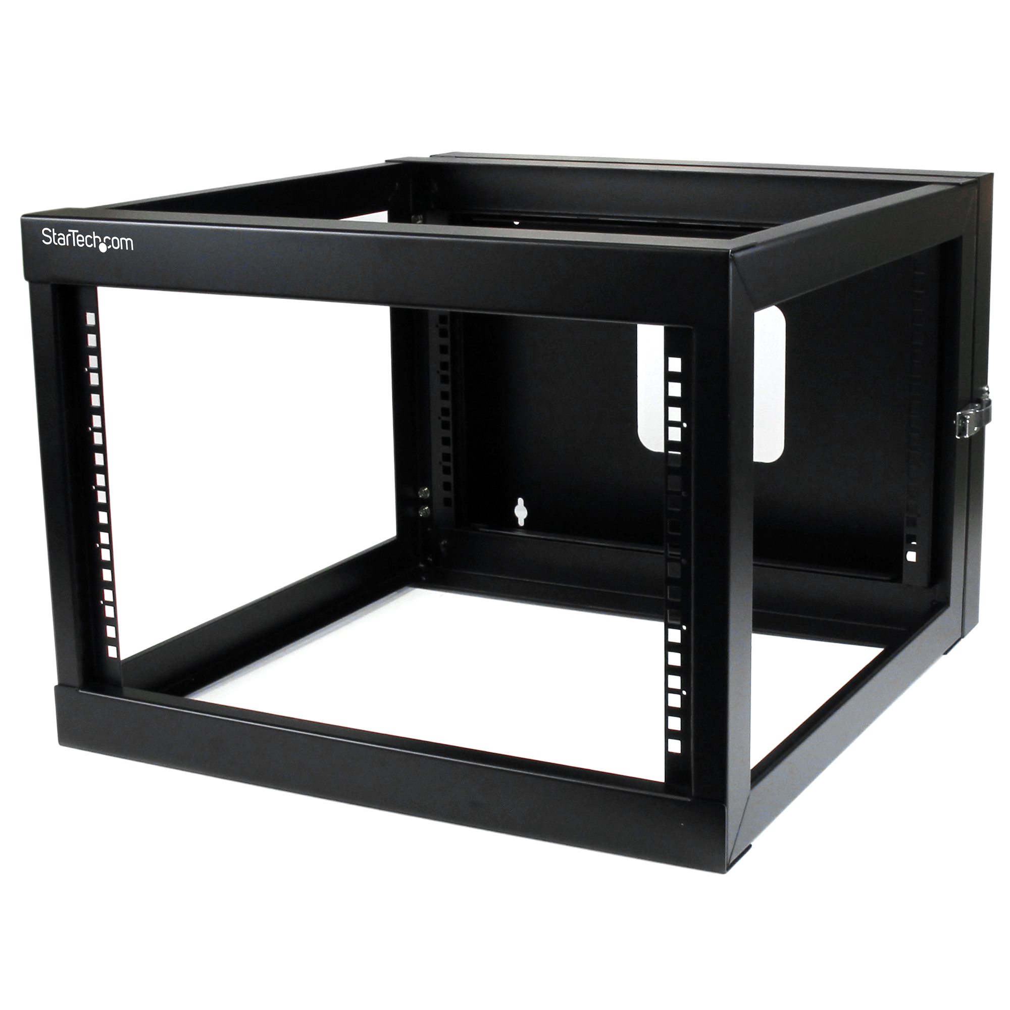 19 inch Wall Mount Open Frame Network Rack, 12U, Rear-hinged Swing