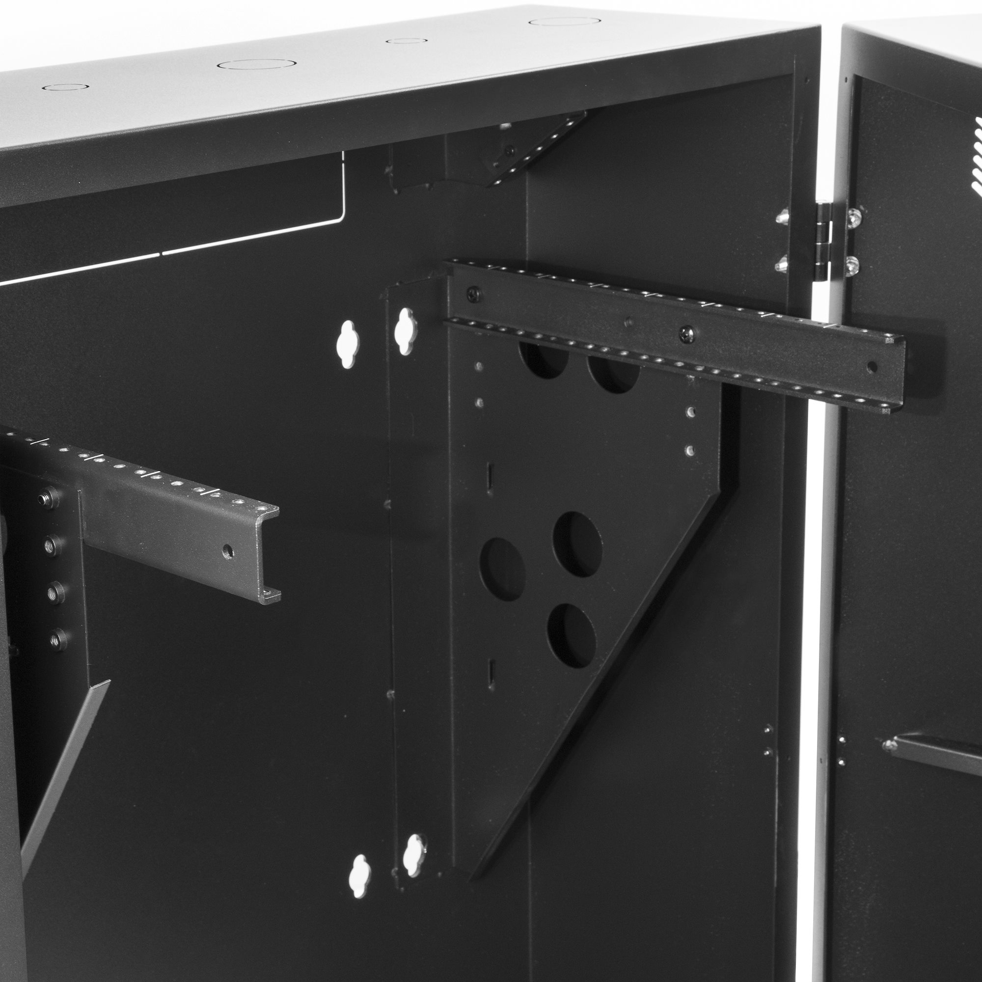 CyberPower 8U Wall Mount Server Rack Kit – 20" Deep With Patch Panel & Hardware