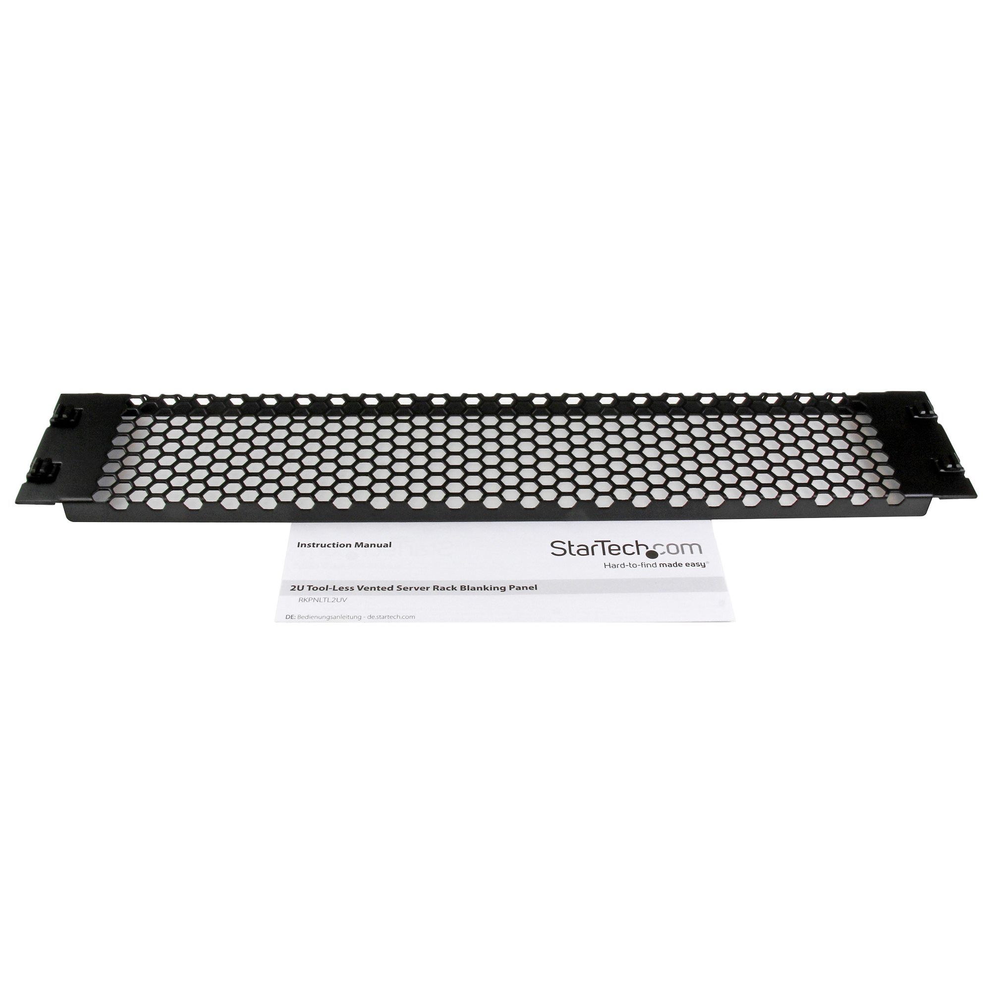 2U Tool-Less Vented Blank Rack Panel - Rack Blanking Panels, Server Rack  Accessories