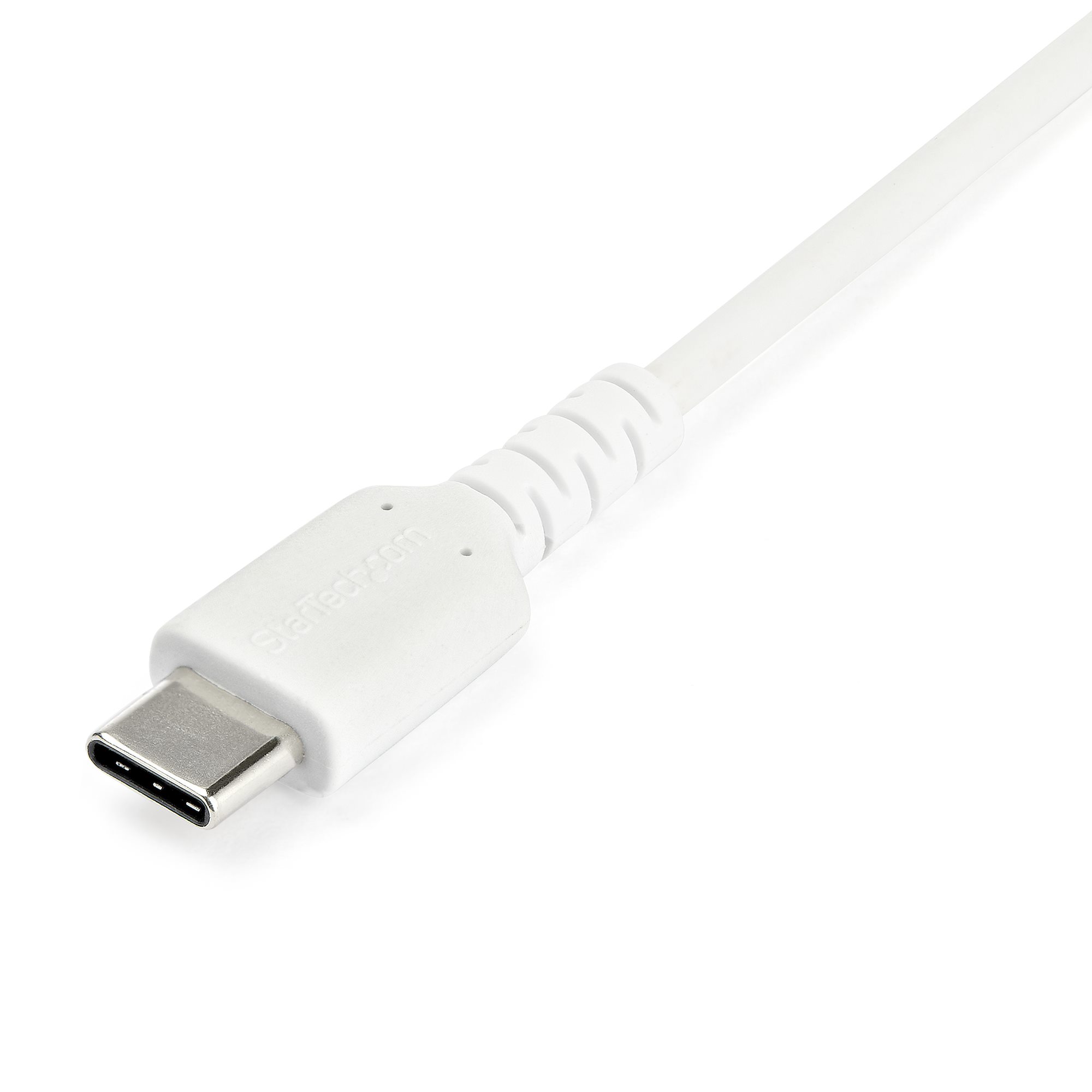 Cable de datos y carga USB-C a USB-C 3Amp 2M Blanco - PCS FOR ALL SAS