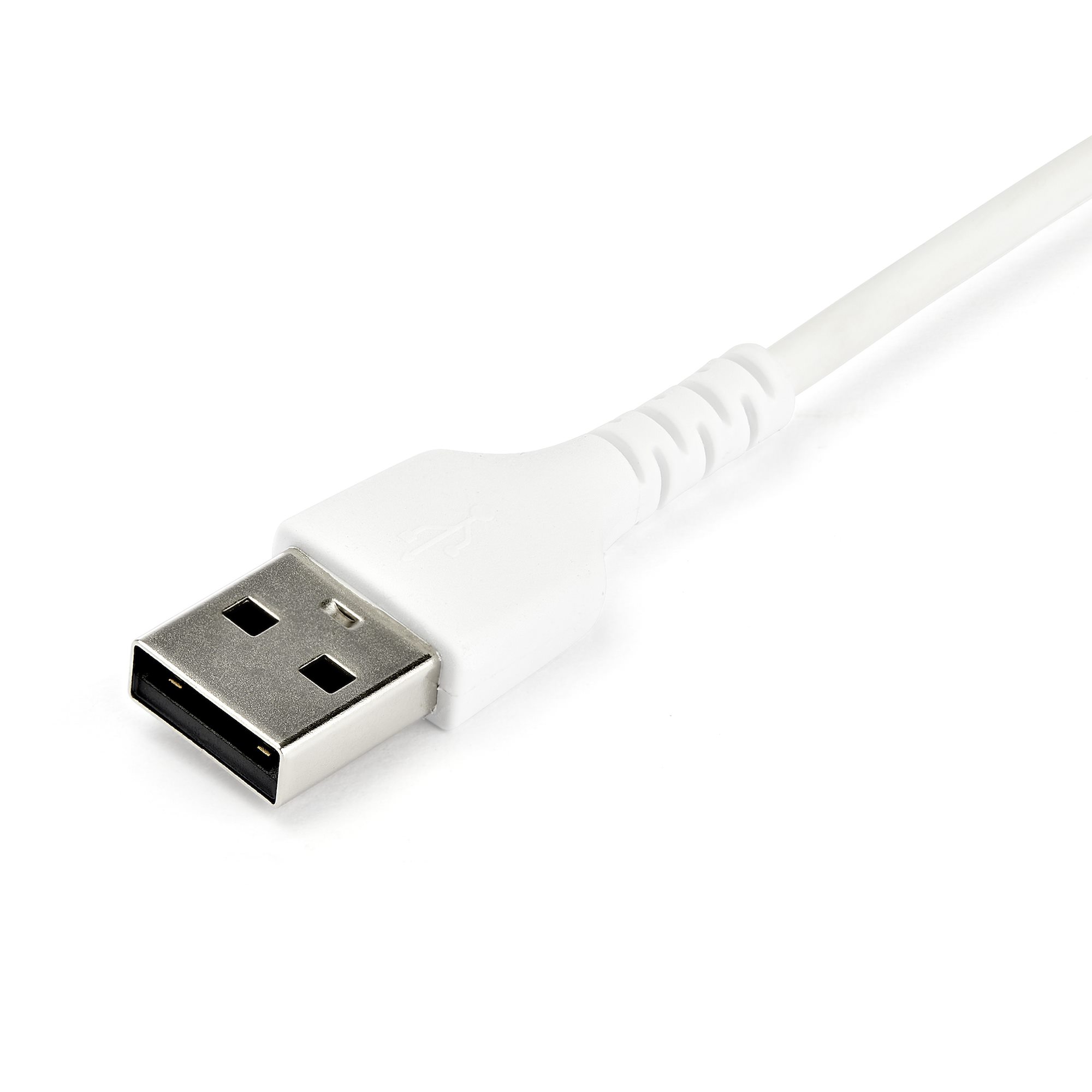 2m USB-A - USB-C ケーブル USB 2.0準拠 ホワイト - USB-Cケーブル