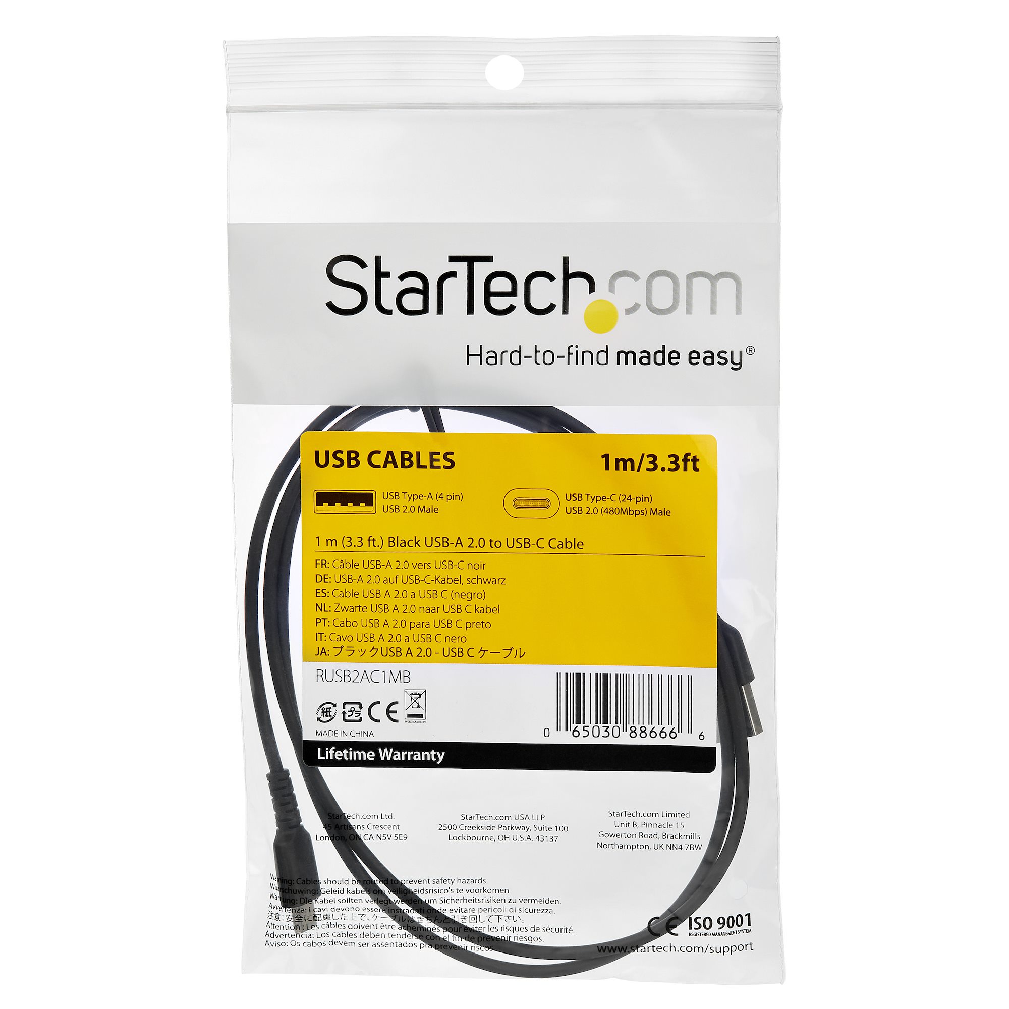 StarTech.com 1ft (30cm) USB C Charging Cable Right Angle - 60W PD 3A -  Heavy Duty Fast Charge USB-C Cable - USB 2.0 Type-C - Durable and Rugged  Aramid Fiber - S20/iPad/Pixel 