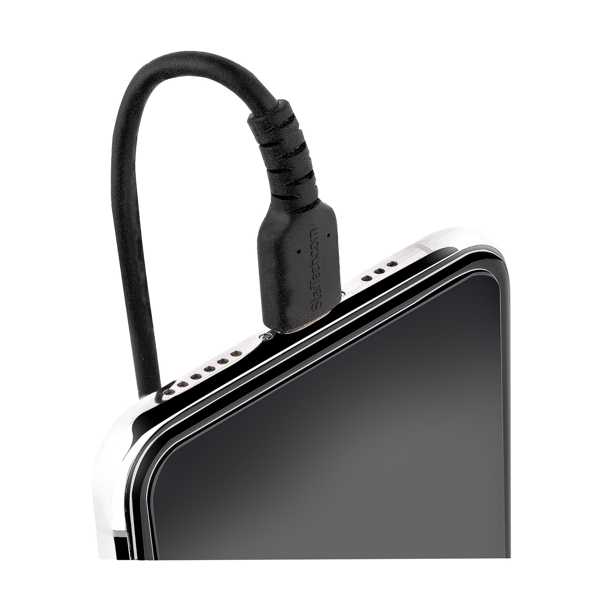 USB C Lightning Spiralkabel, Apple CarPlay Kabel [MFI Certified