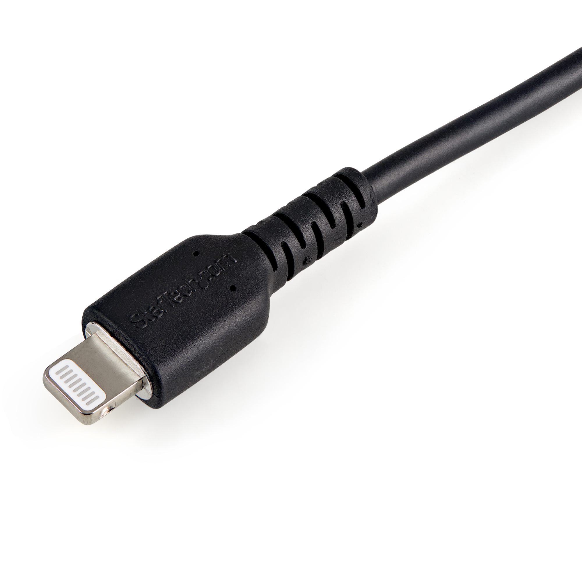 高耐久Lightning - USB-Aケーブル／15cm／ブラック／アラミド繊維補強／iPhone 12、iPad対応／Apple  MFi認証／アップルライトニング - USB Type-A充電同期ケーブル