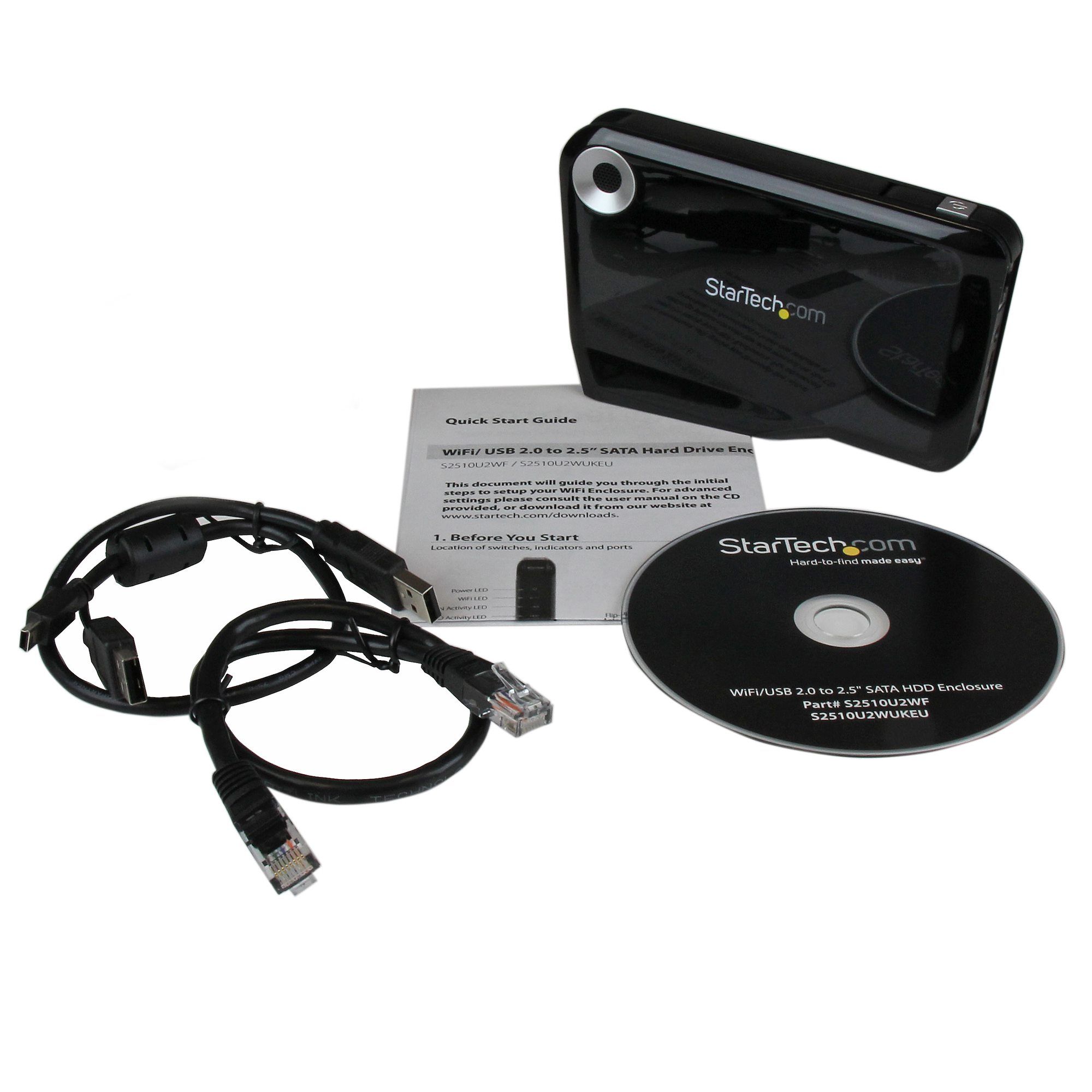 Wireless 2.5in SATA HDD Enclosure – WiFi - Boîtiers de disque dur externe