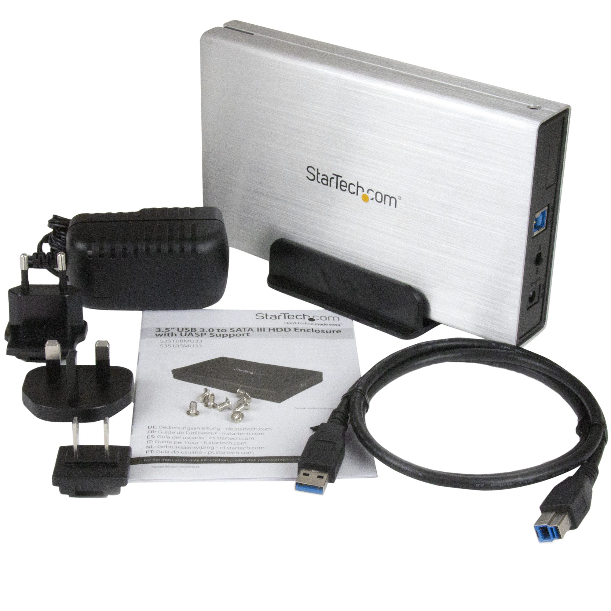 StarTech.com Station d'accueil USB 3.0 autonome 1 vers 3 disques dur SATA  de 2,5 et 3,5 - Accessoires disque dur - Garantie 3 ans LDLC