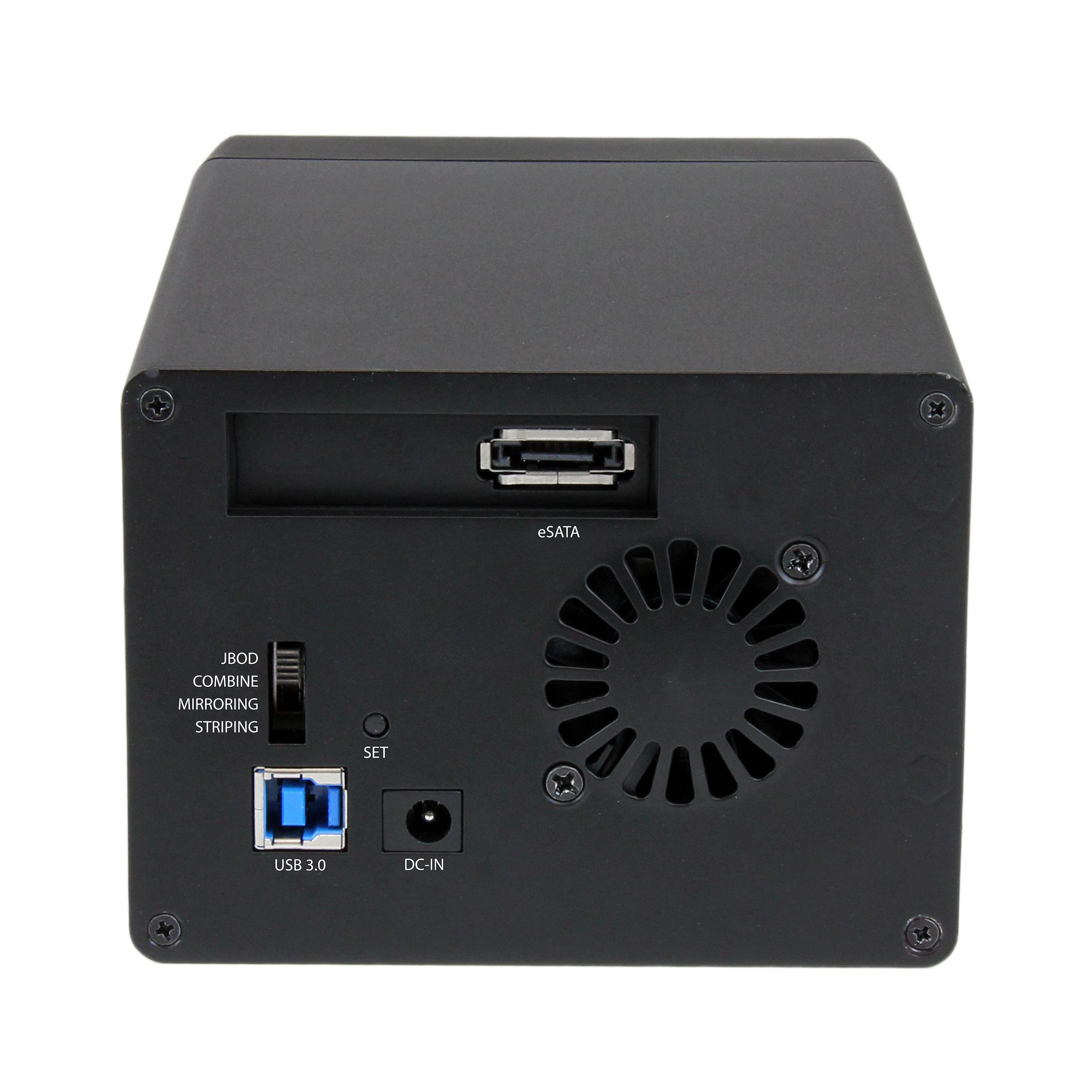 Boîtier RAID USB 3.0 / eSATA externe pour 2 disques durs SATA III de 3,5  avec UASP et ventilateur - Noir